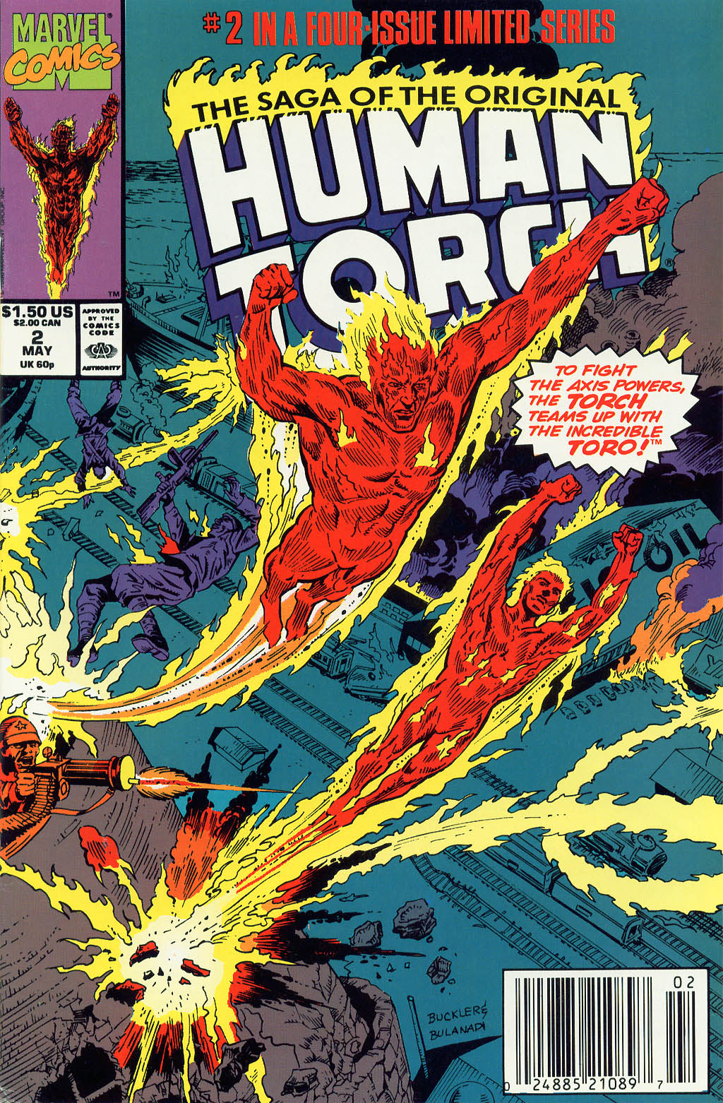 Read online The Saga of the Original Human Torch comic -  Issue #2 - 1