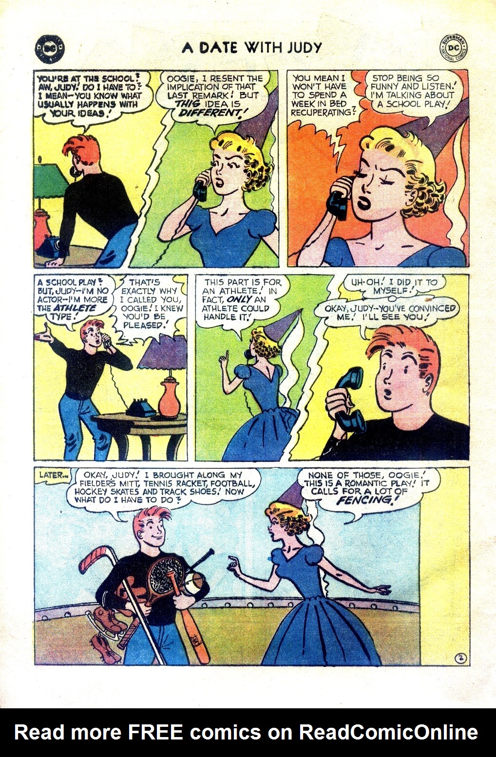 Read online A Date with Judy comic -  Issue #65 - 4