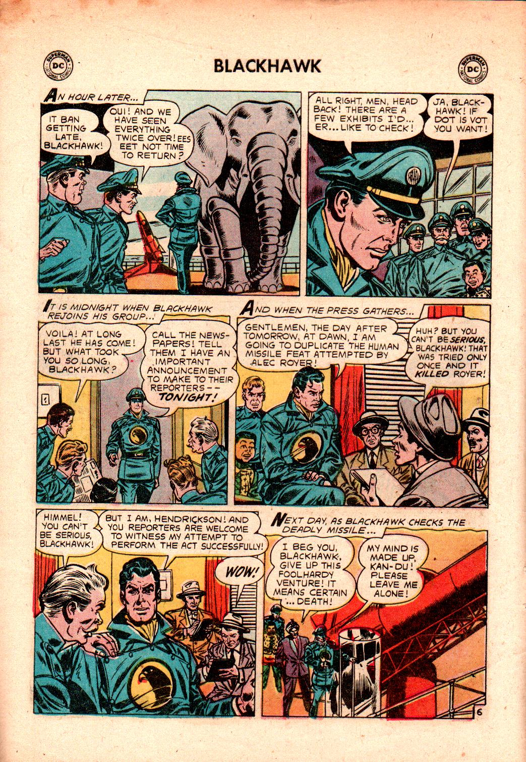 Read online Blackhawk (1957) comic -  Issue #120 - 8