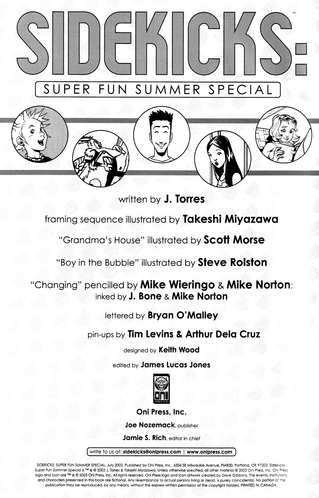 Read online Sidekicks: Super Fun Summer Special comic -  Issue # Full - 2