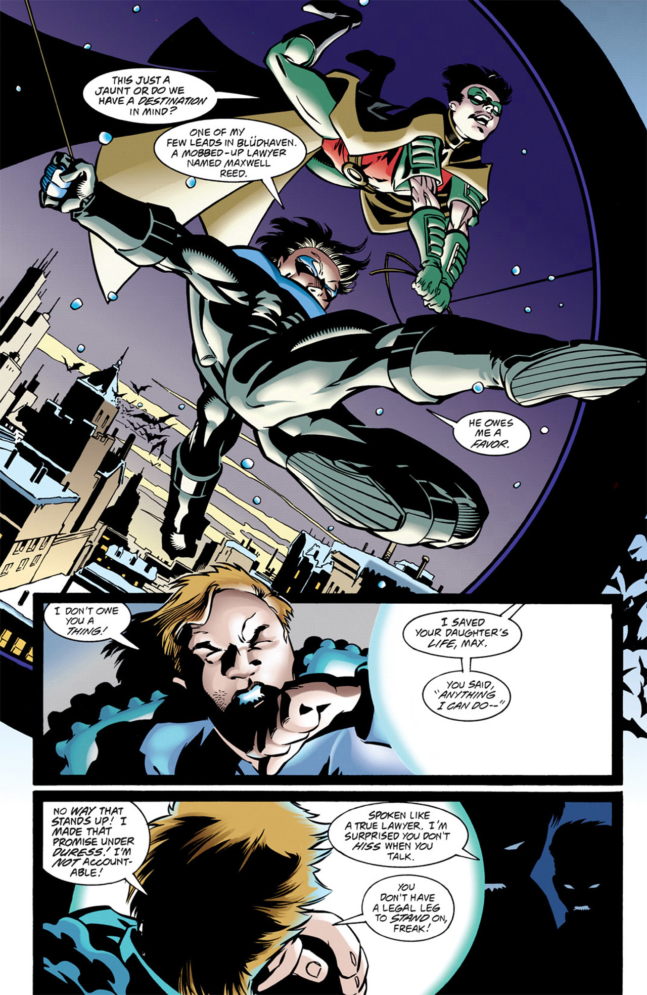 Read online Nightwing (1996) comic -  Issue #6 - 9