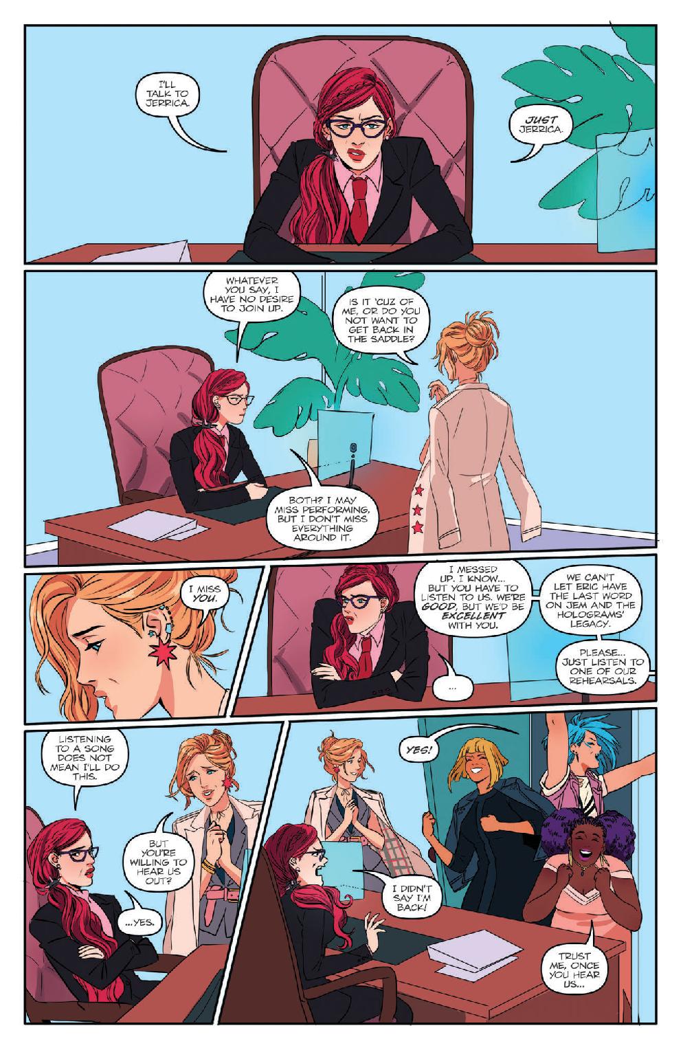 Read online Jem and the Holograms 20/20 comic -  Issue # Full - 19
