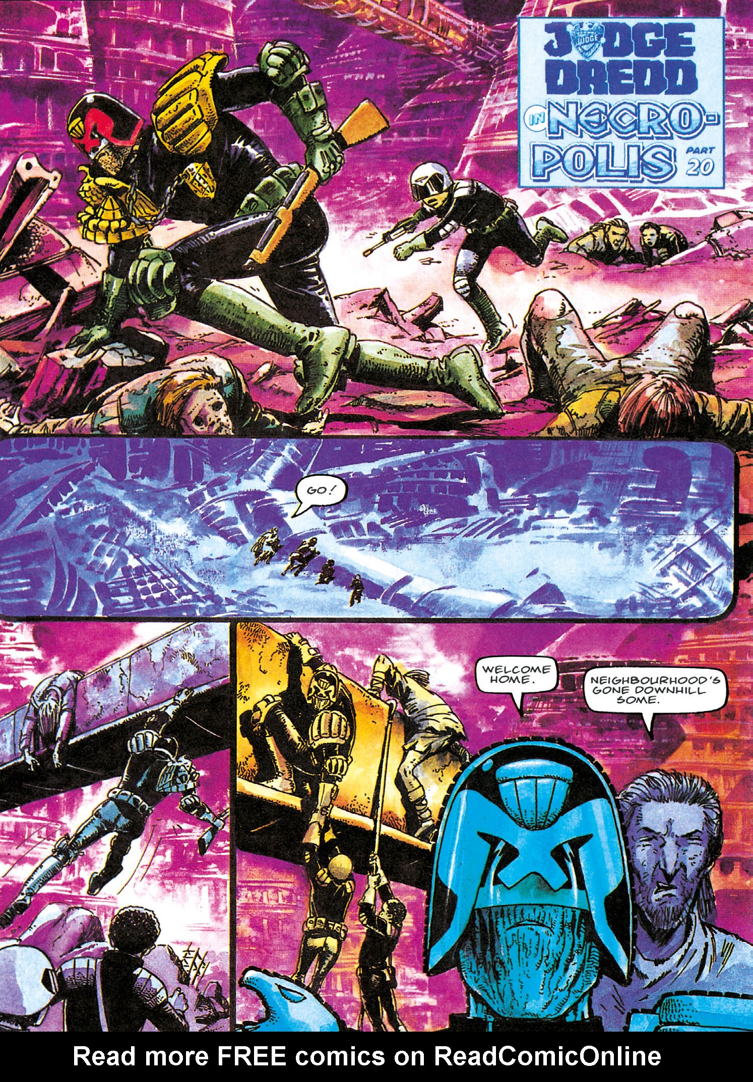 Read online Essential Judge Dredd: Necropolis comic -  Issue # TPB (Part 2) - 73