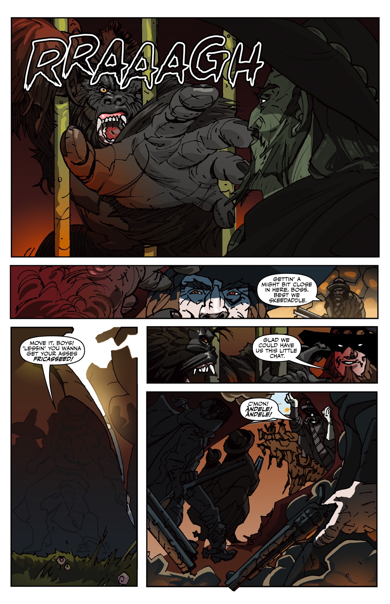 Read online Six-Gun Gorilla: Long Days of Vengeance comic -  Issue #3 - 9