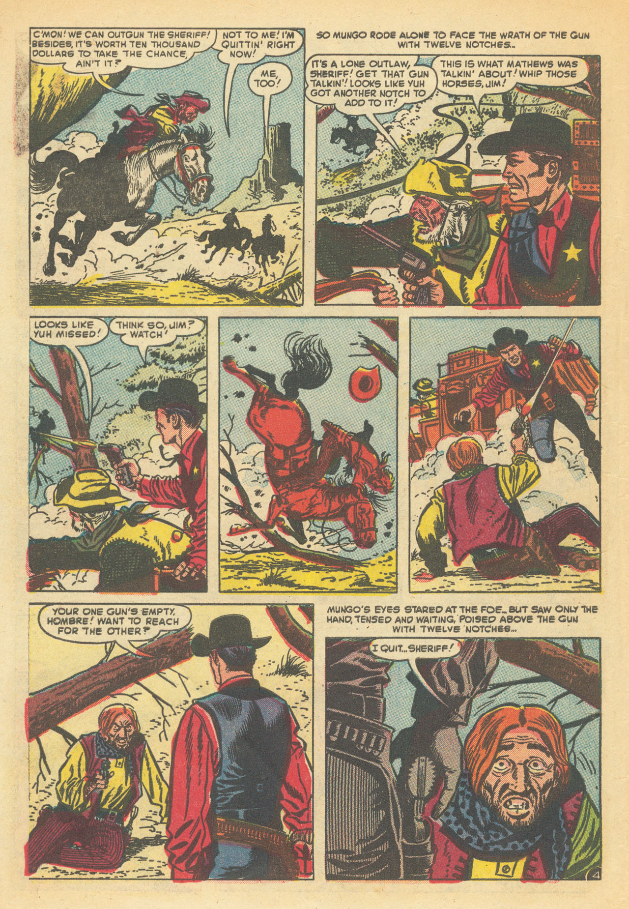 Read online Western Outlaws (1954) comic -  Issue #9 - 6