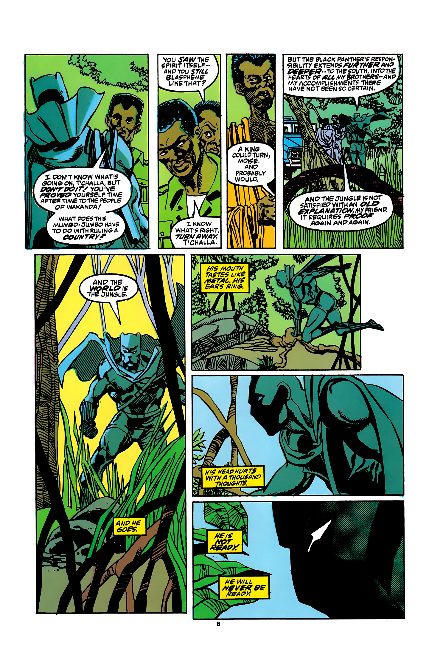 Read online Black Panther (1988) comic -  Issue #4 - 7