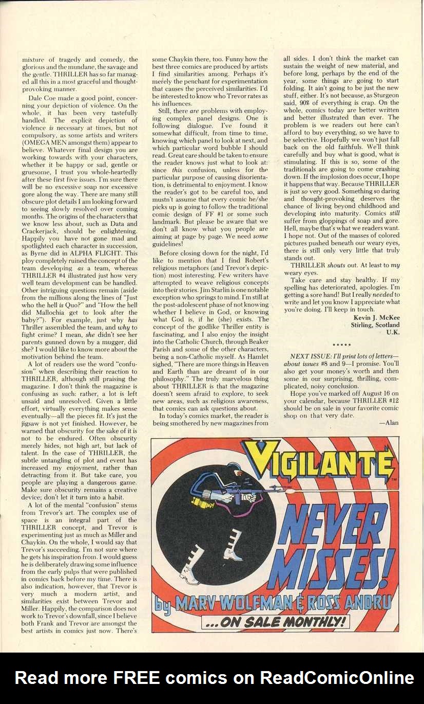 Read online Thriller comic -  Issue #11 - 33