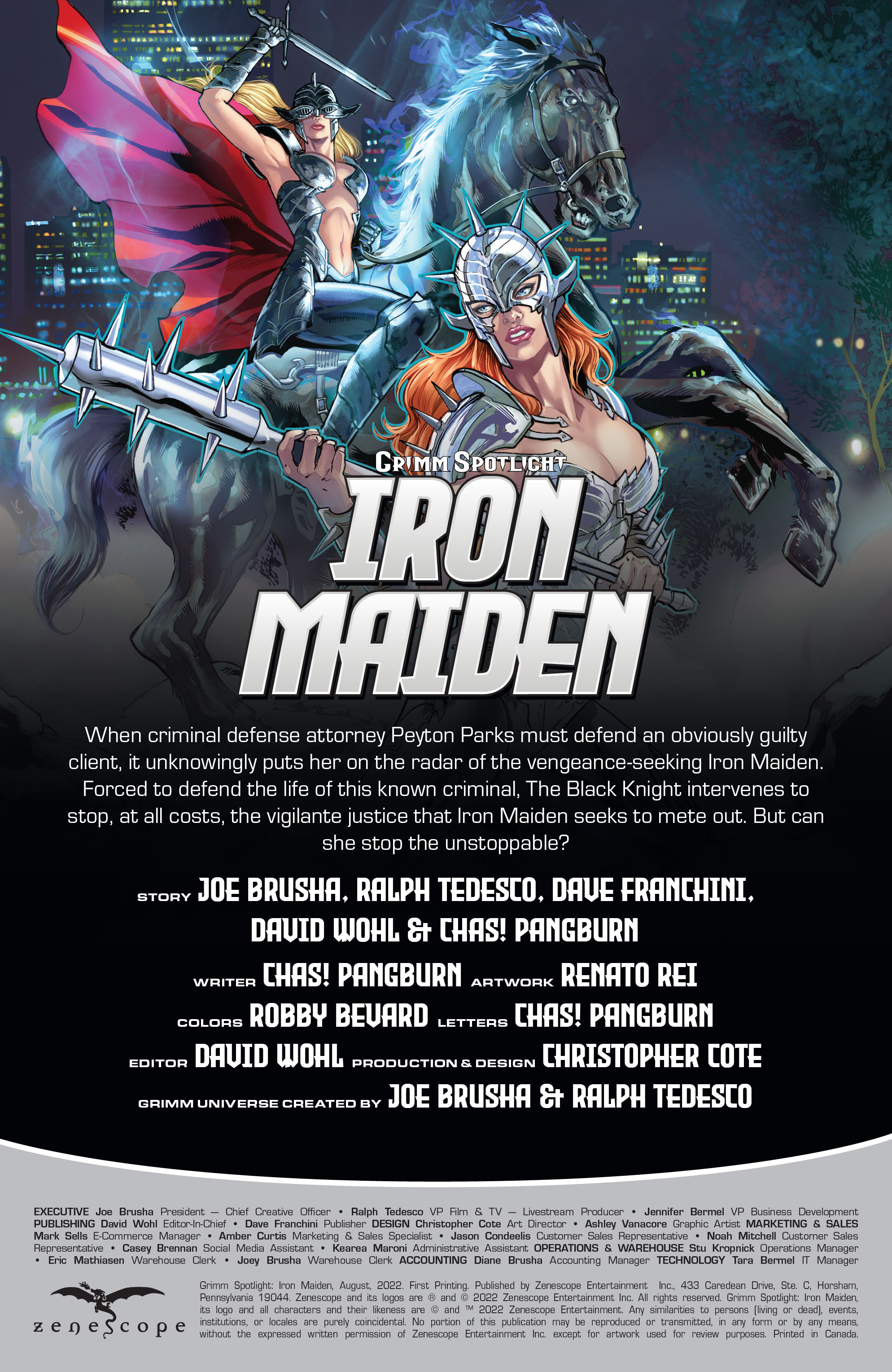 Read online Grimm Spotlight: Iron Maiden comic -  Issue # Full - 2