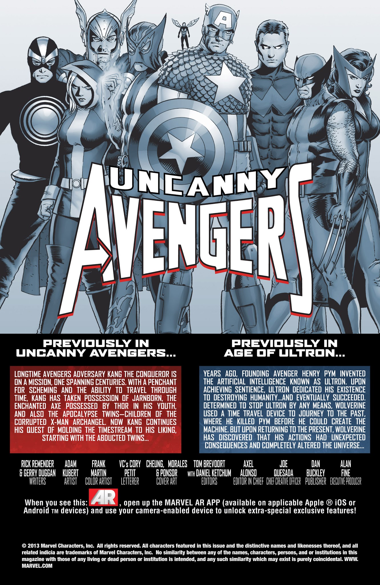 Read online Uncanny Avengers (2012) comic -  Issue #8 AU - 2