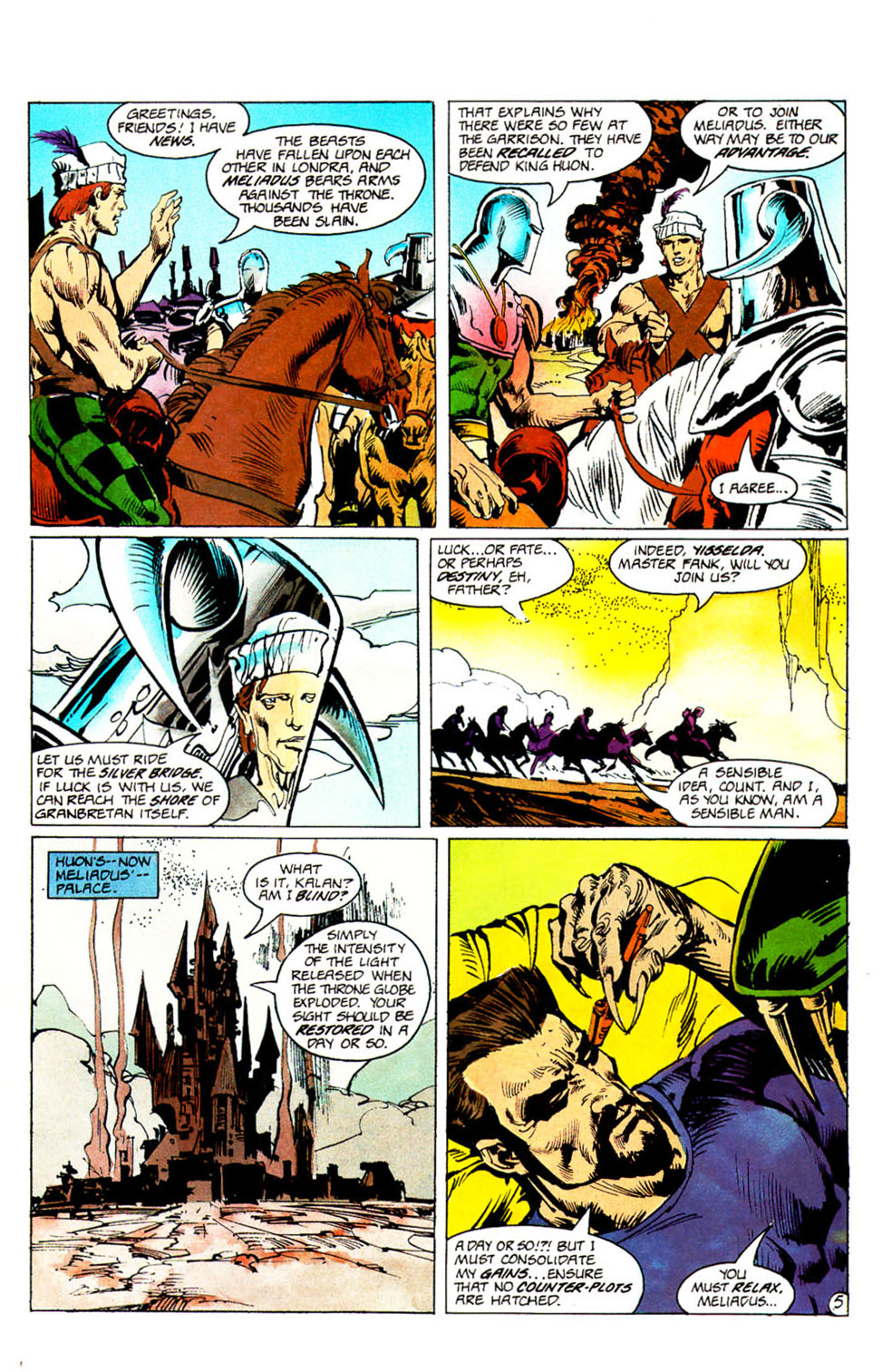 Read online Hawkmoon: The Runestaff comic -  Issue #4 - 7