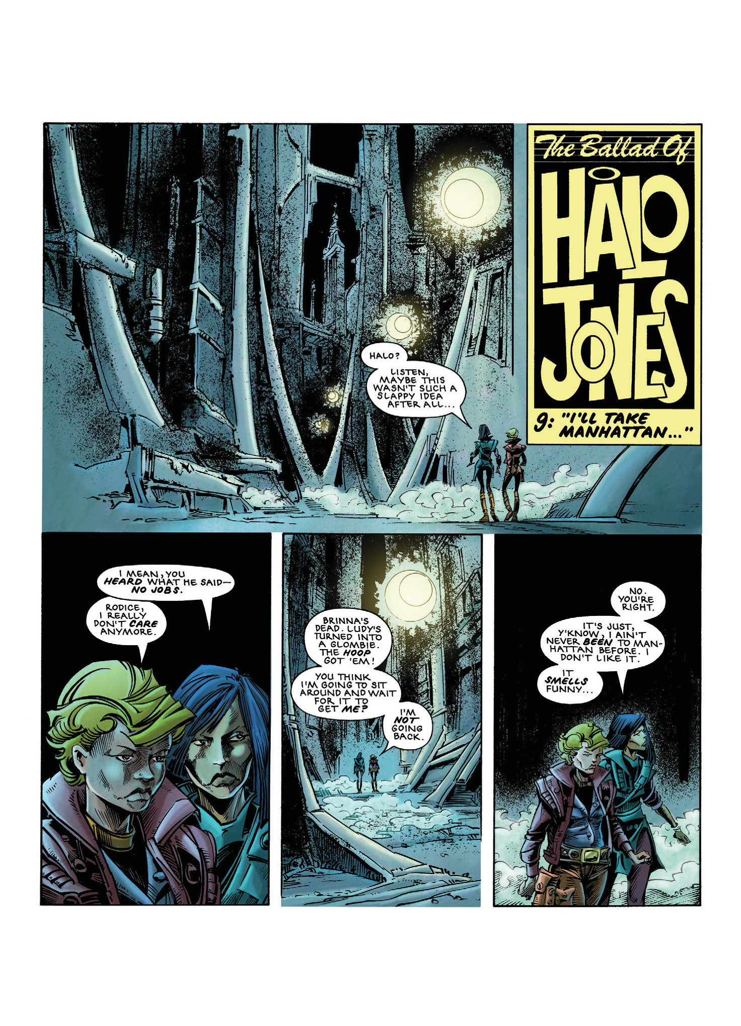 Read online The Ballad of Halo Jones (2018) comic -  Issue # TPB 1 - 45