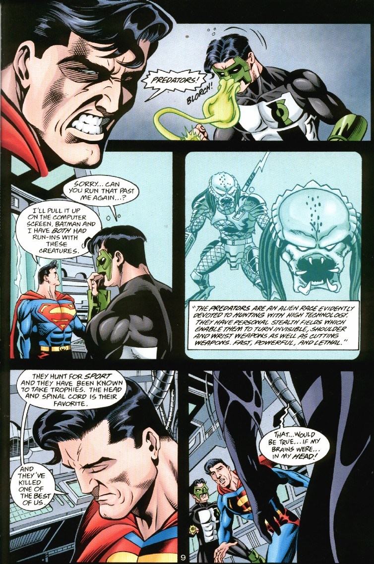 Read online JLA Versus Predator comic -  Issue # Full - 11