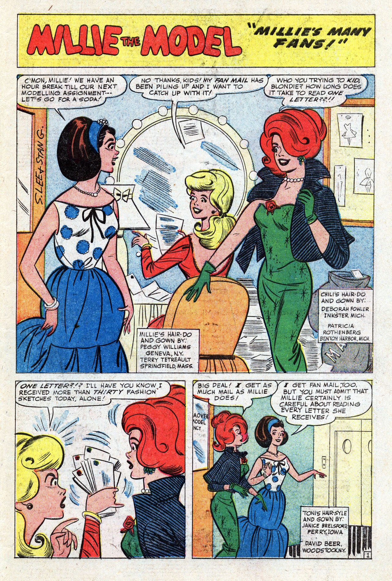 Read online Millie the Model comic -  Issue #110 - 3