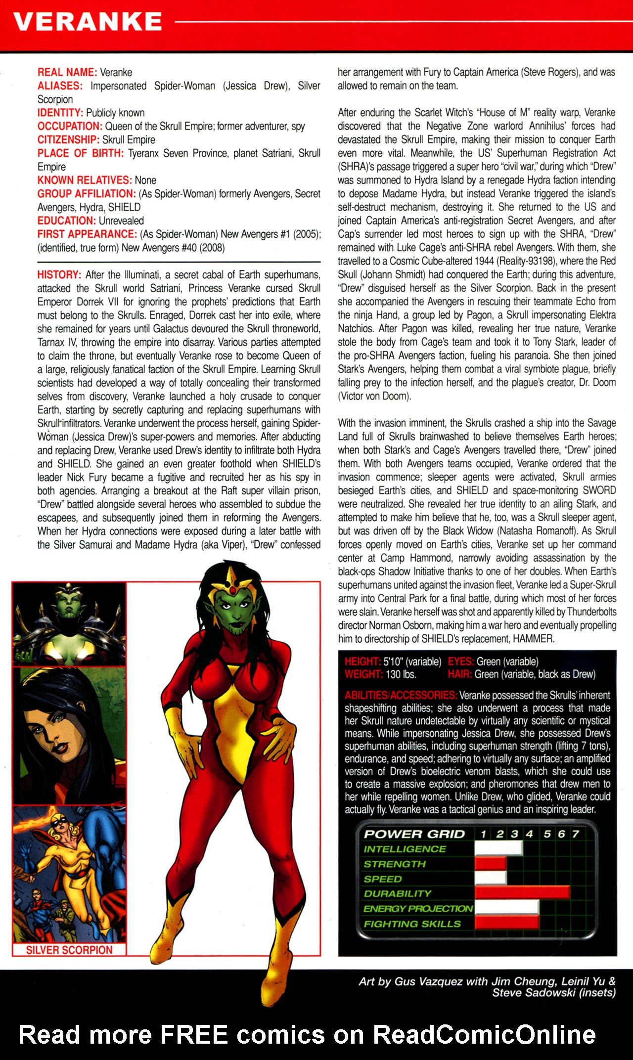 Read online Official Handbook of the Marvel Universe A To Z Update comic -  Issue #1 - 52