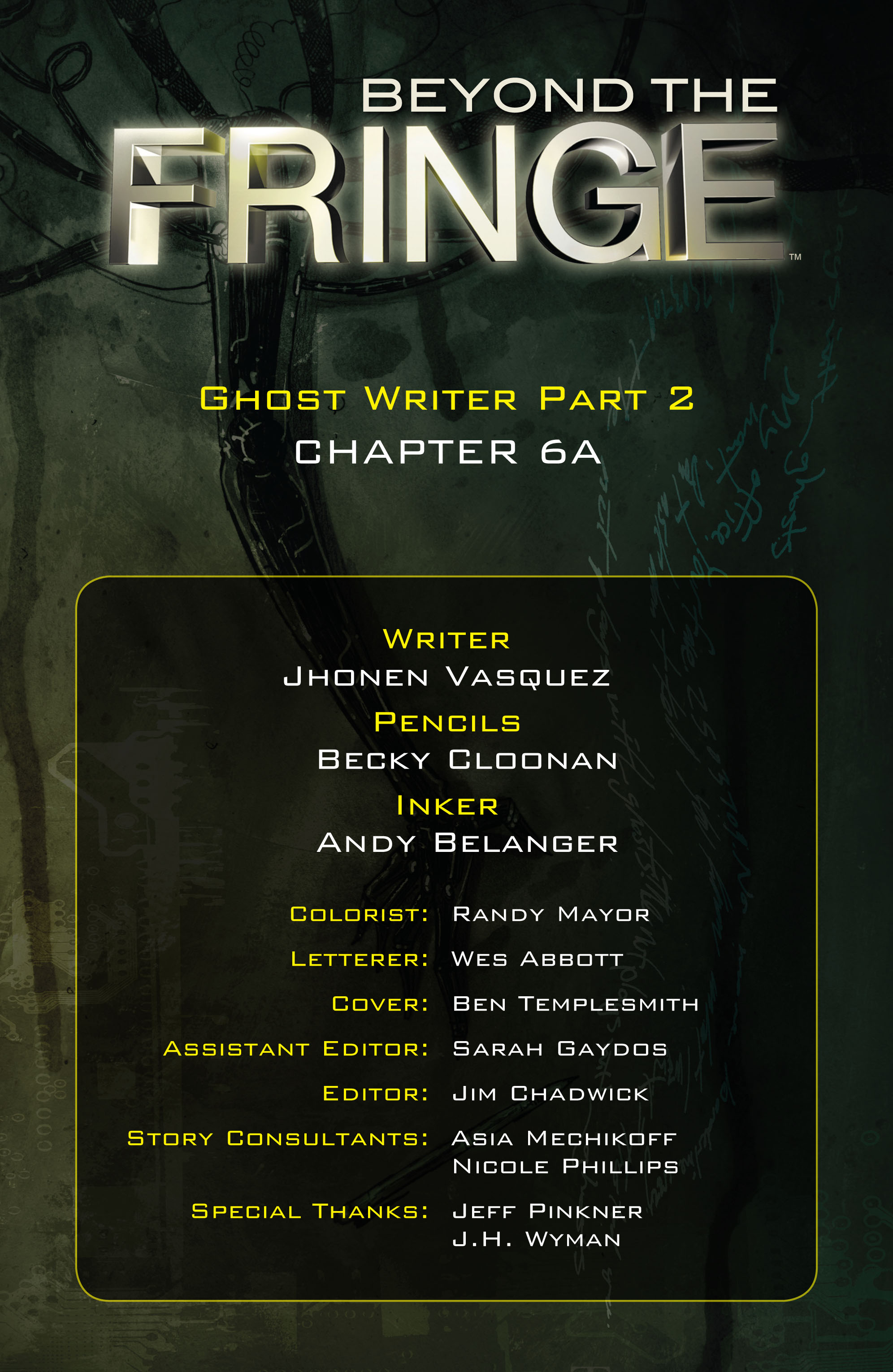 Read online Beyond The Fringe comic -  Issue #6A - 2