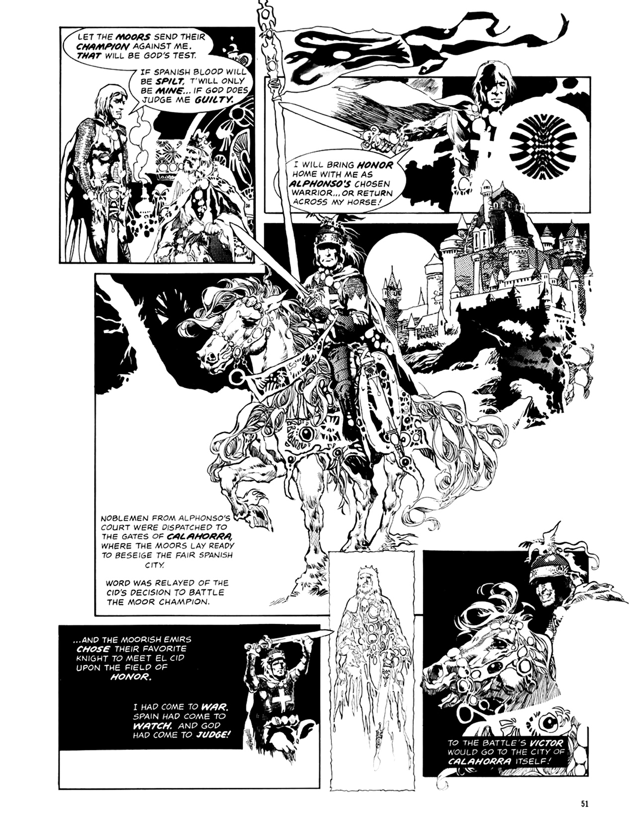 Read online Eerie Presents El Cid comic -  Issue # TPB - 52