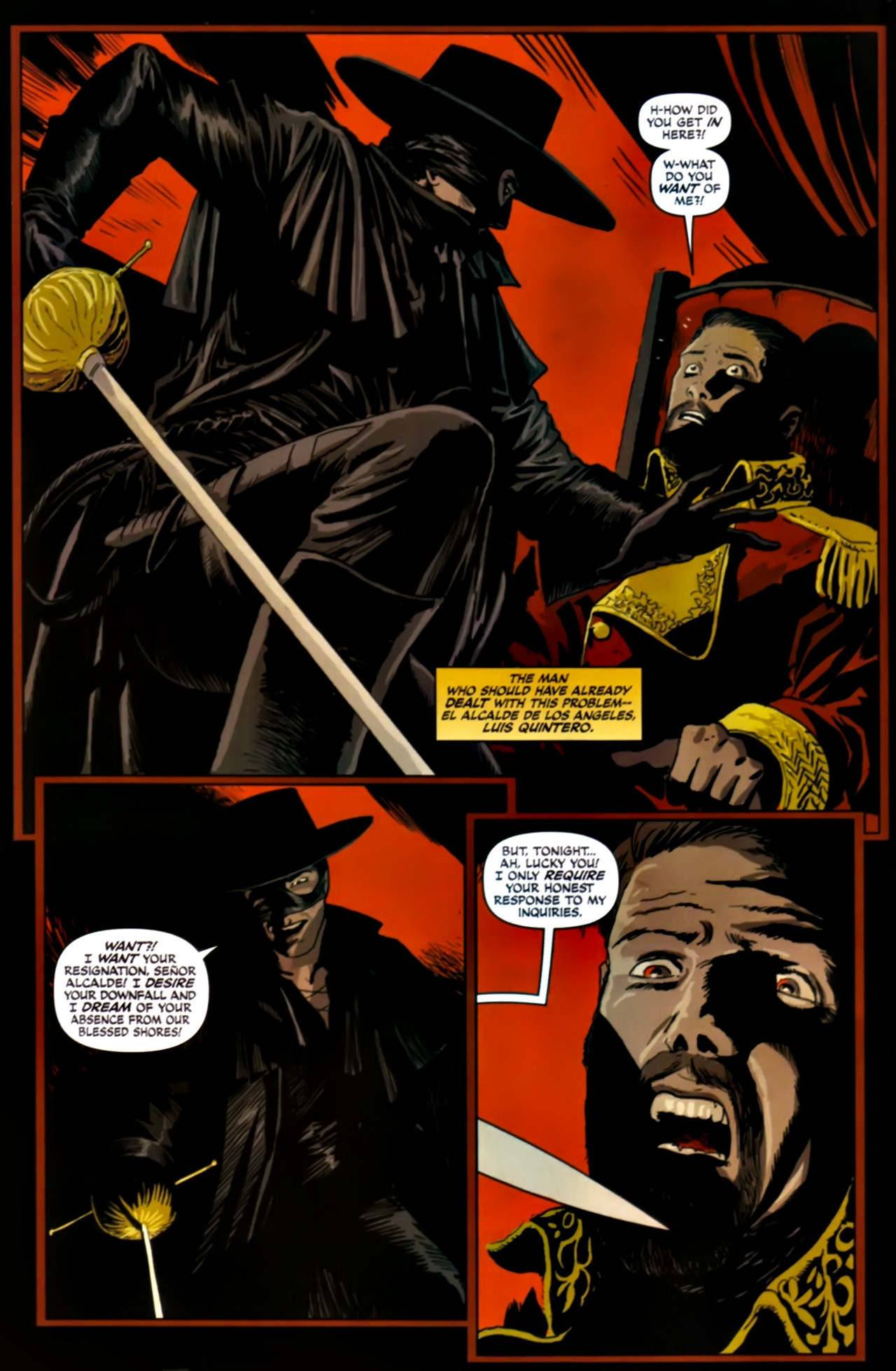 Read online Zorro (2008) comic -  Issue #19 - 4