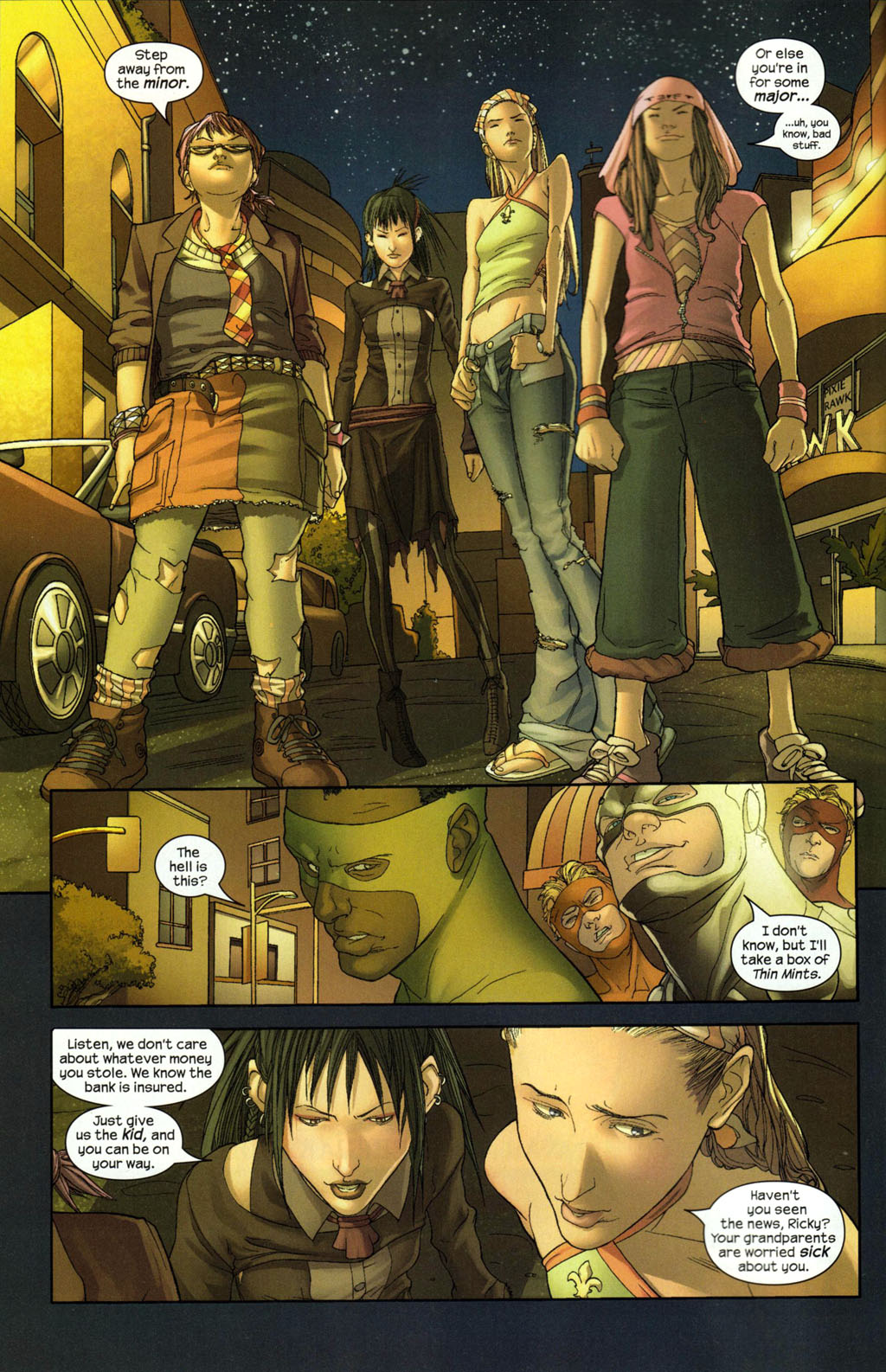 Read online Runaways (2005) comic - Issue #1.