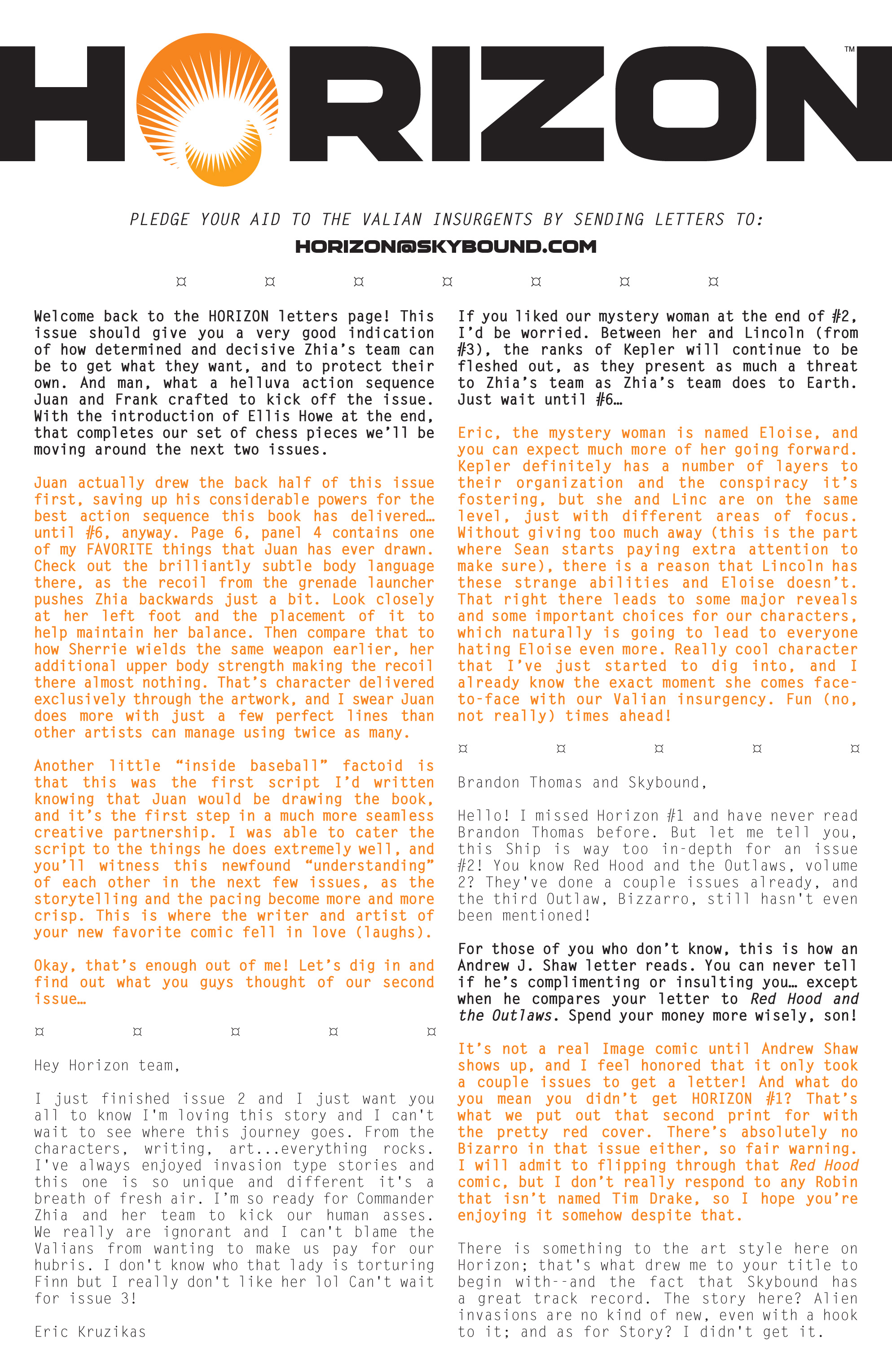 Read online Horizon comic -  Issue #4 - 23