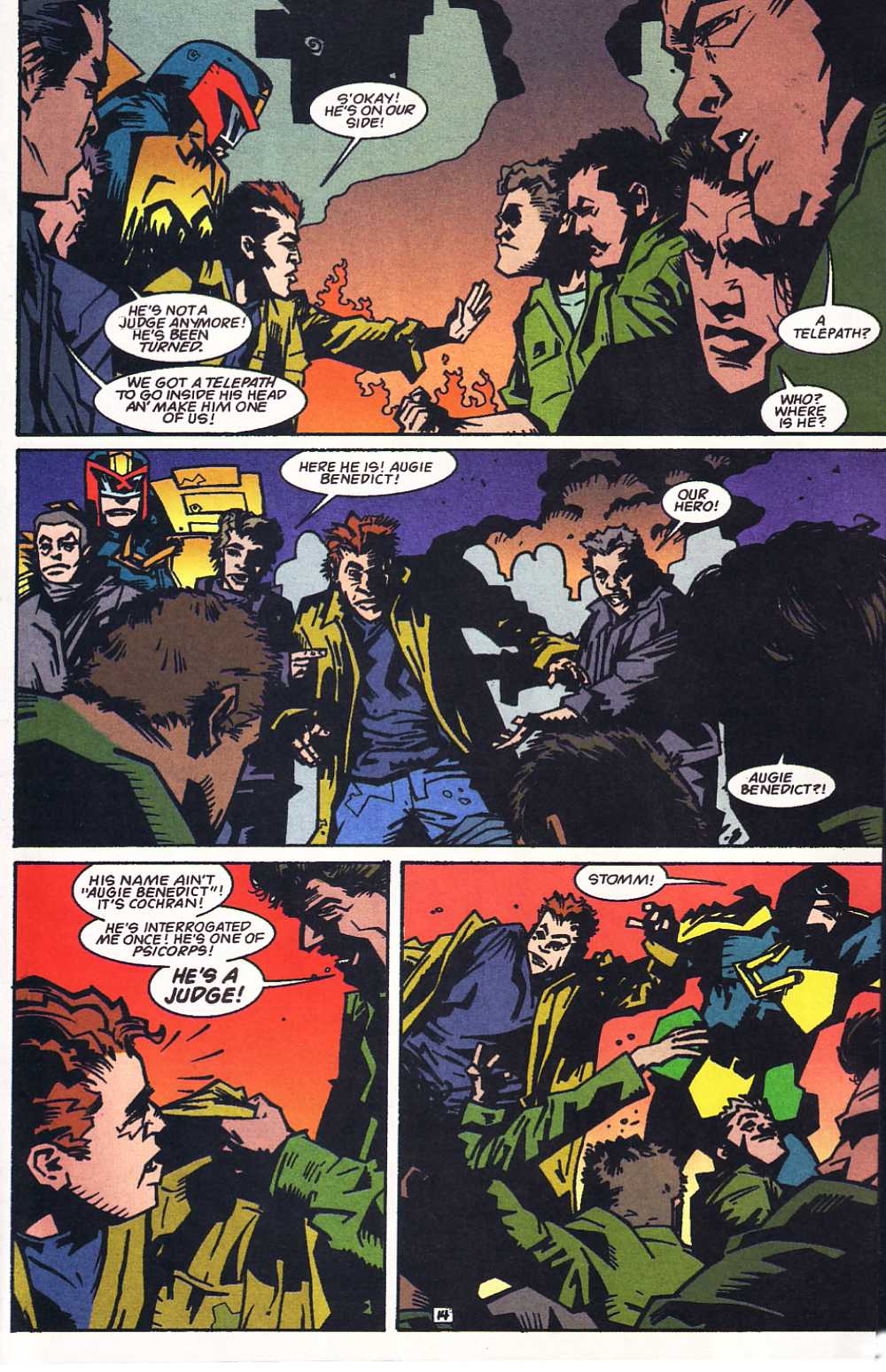 Read online Judge Dredd: Legends of the Law comic -  Issue #10 - 14