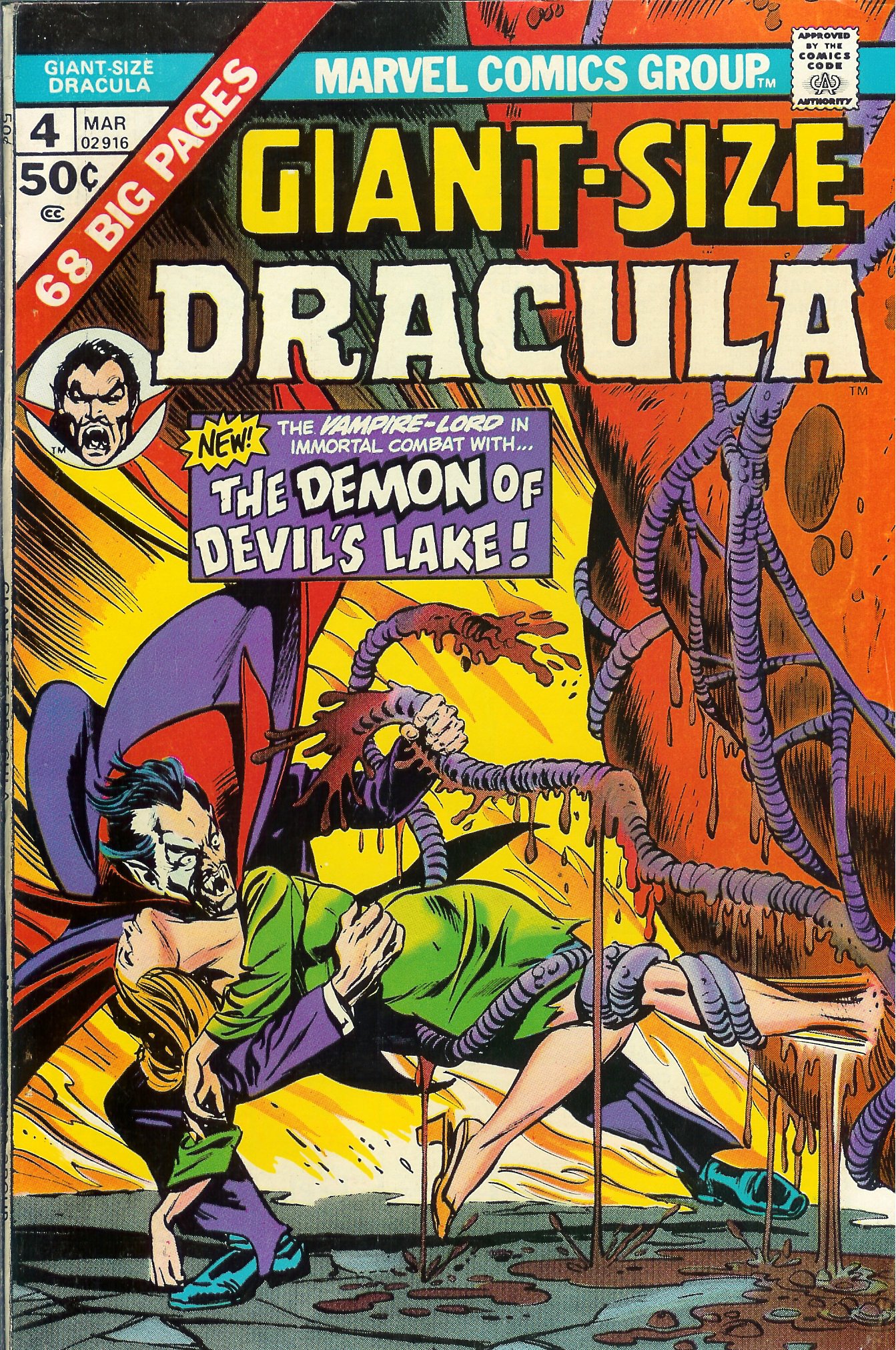 Read online Giant-Size Dracula comic -  Issue #4 - 1