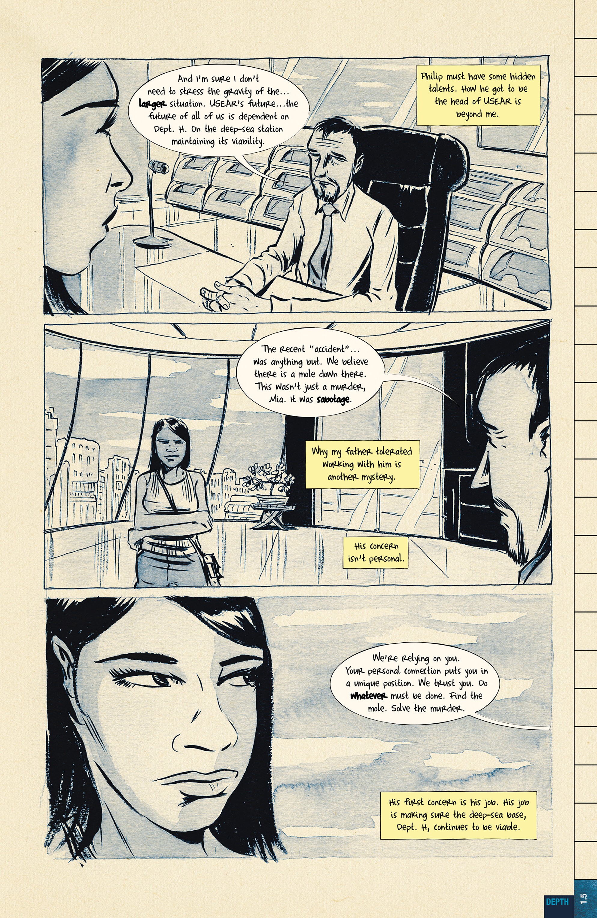 Read online Dept. H comic -  Issue #1 - 7