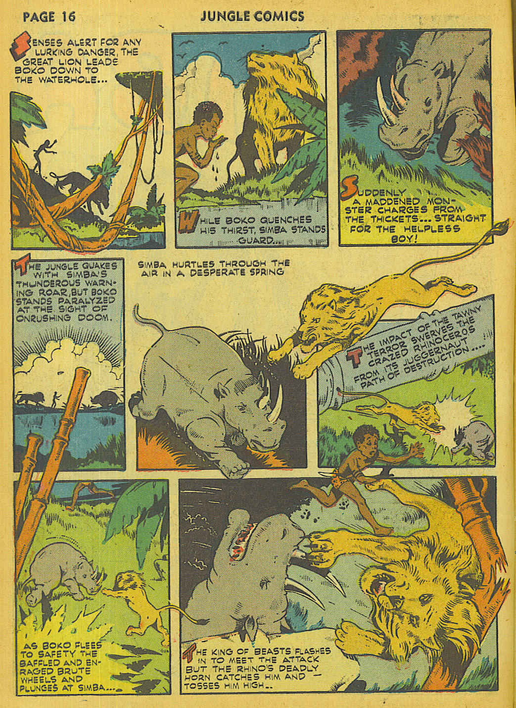 Read online Jungle Comics comic -  Issue #27 - 18