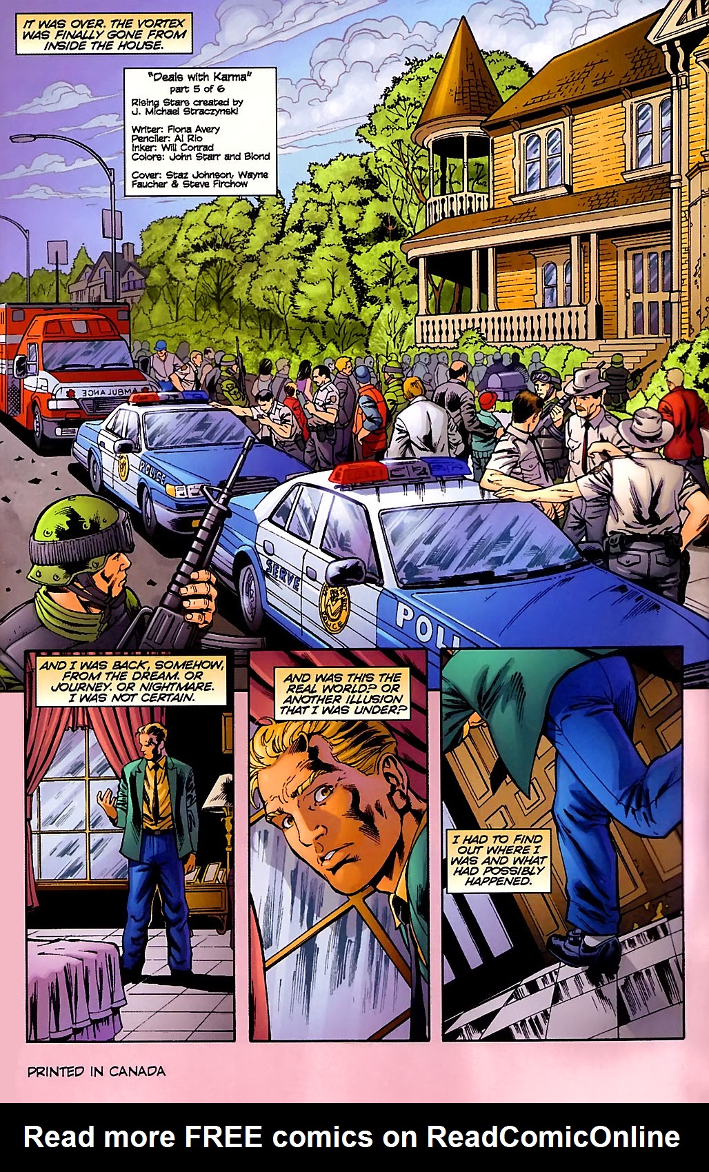 Read online Rising Stars: Voices of the Dead comic -  Issue #5 - 2