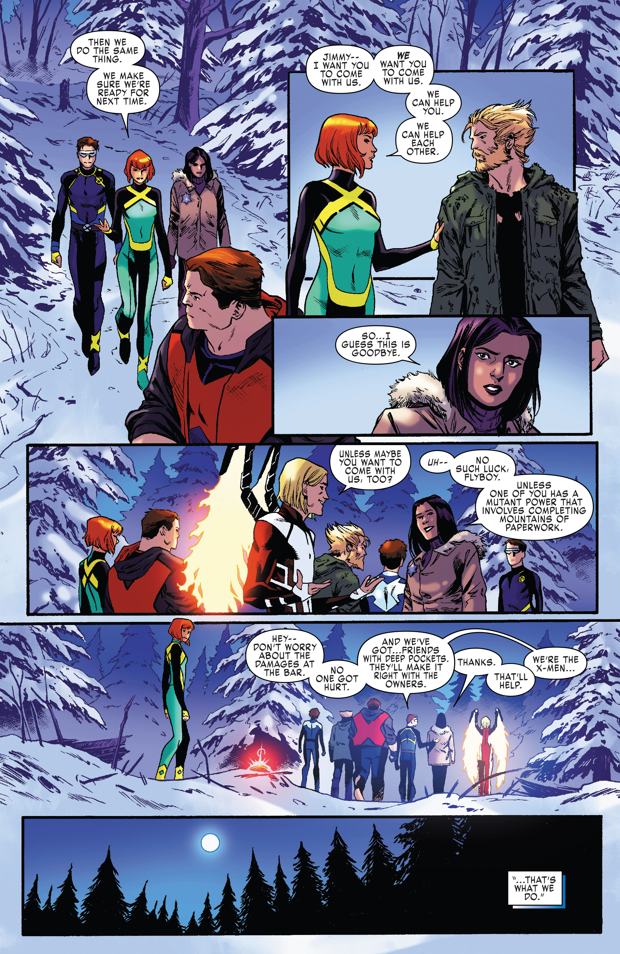 Read online X-Men: Blue comic -  Issue #5 - 18