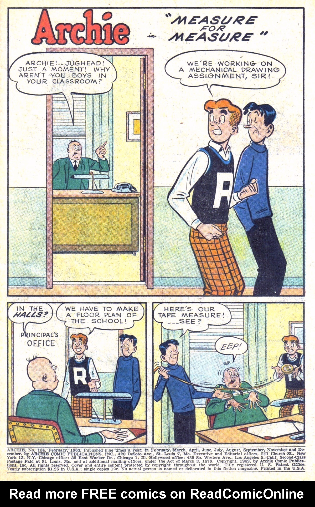 Read online Archie (1960) comic -  Issue #134 - 3