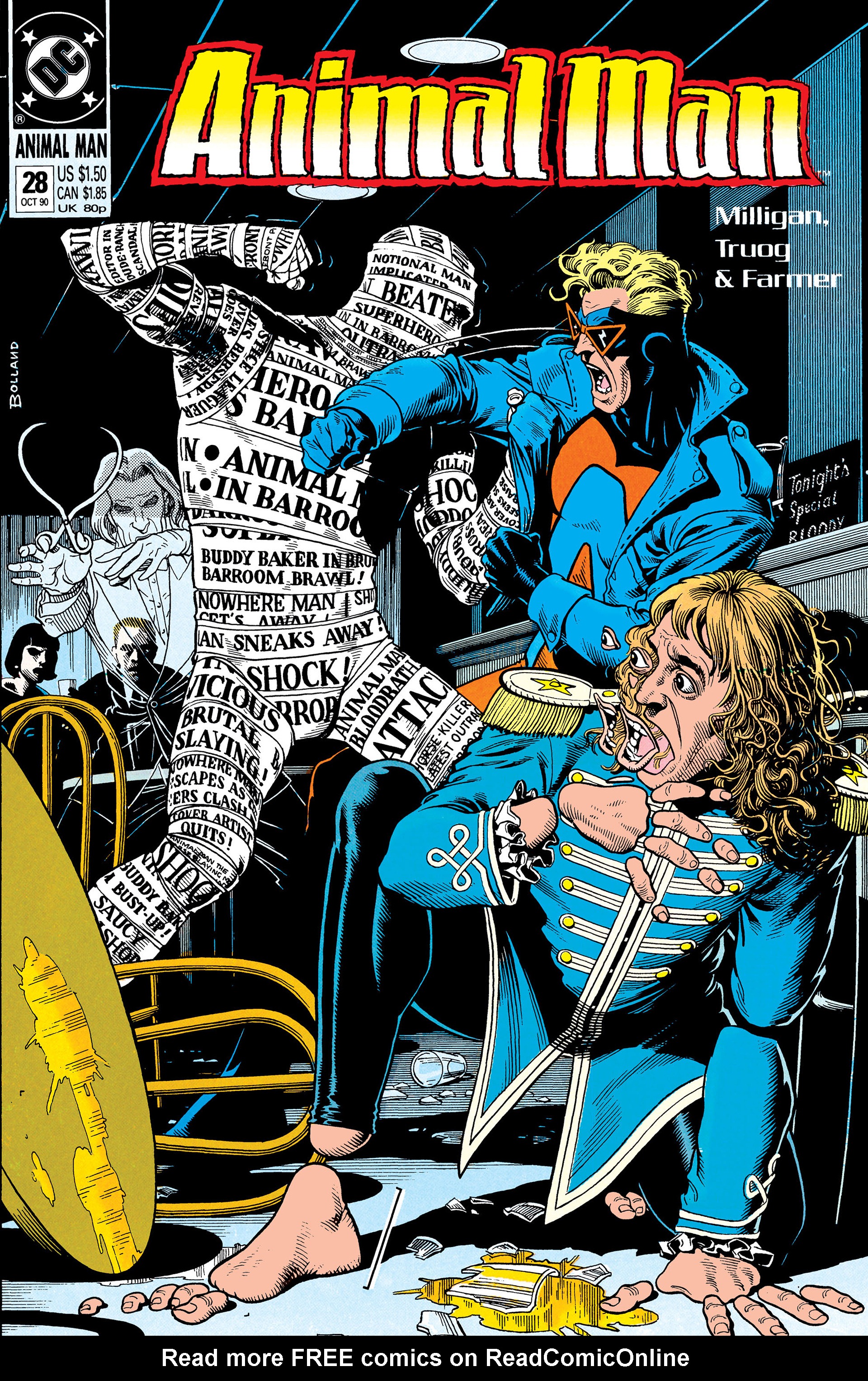Read online Animal Man (1988) comic -  Issue #28 - 1