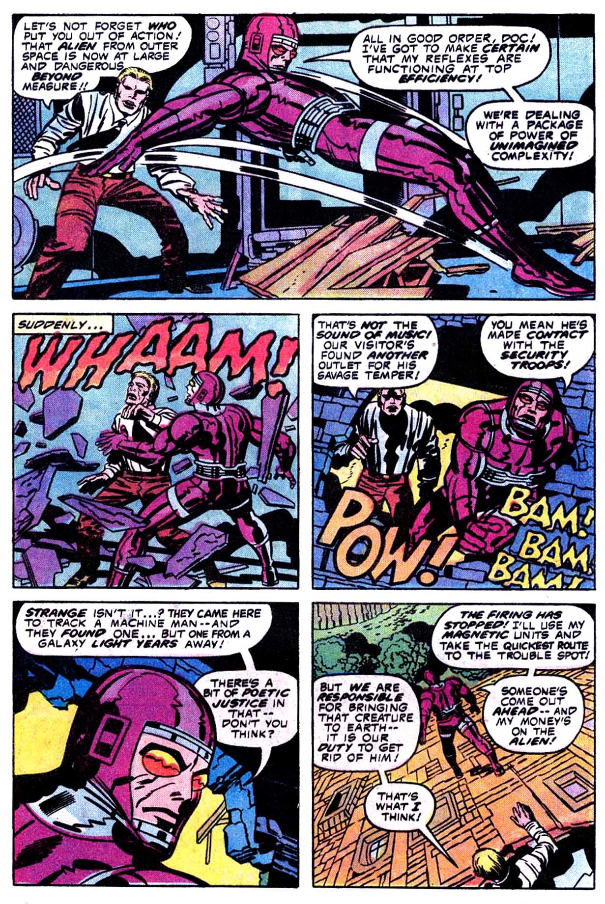 Read online Machine Man (1978) comic -  Issue #4 - 4