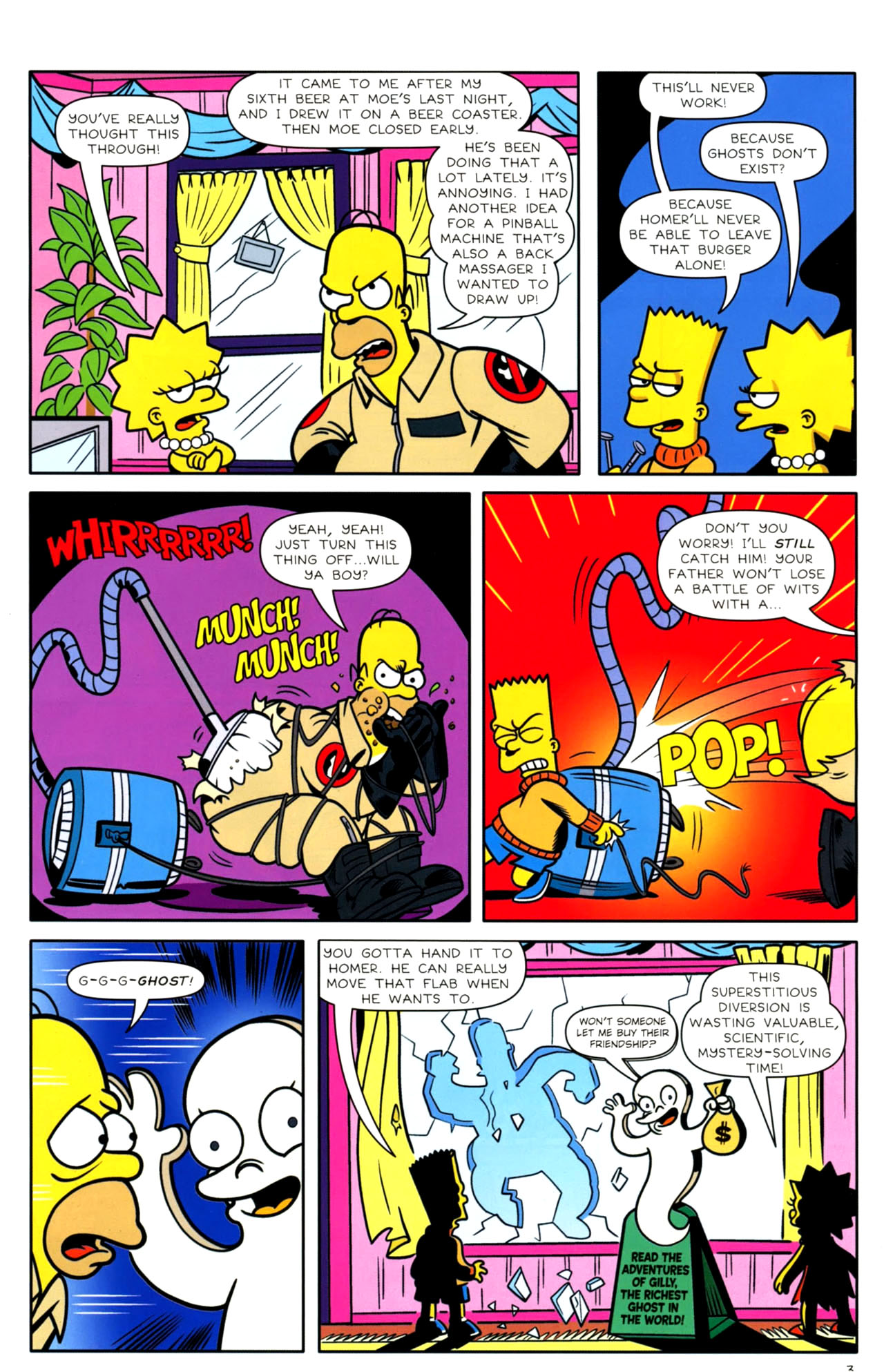 Read online Bongo Comics presents Comic Book Guy: The Comic Book comic -  Issue #4 - 5