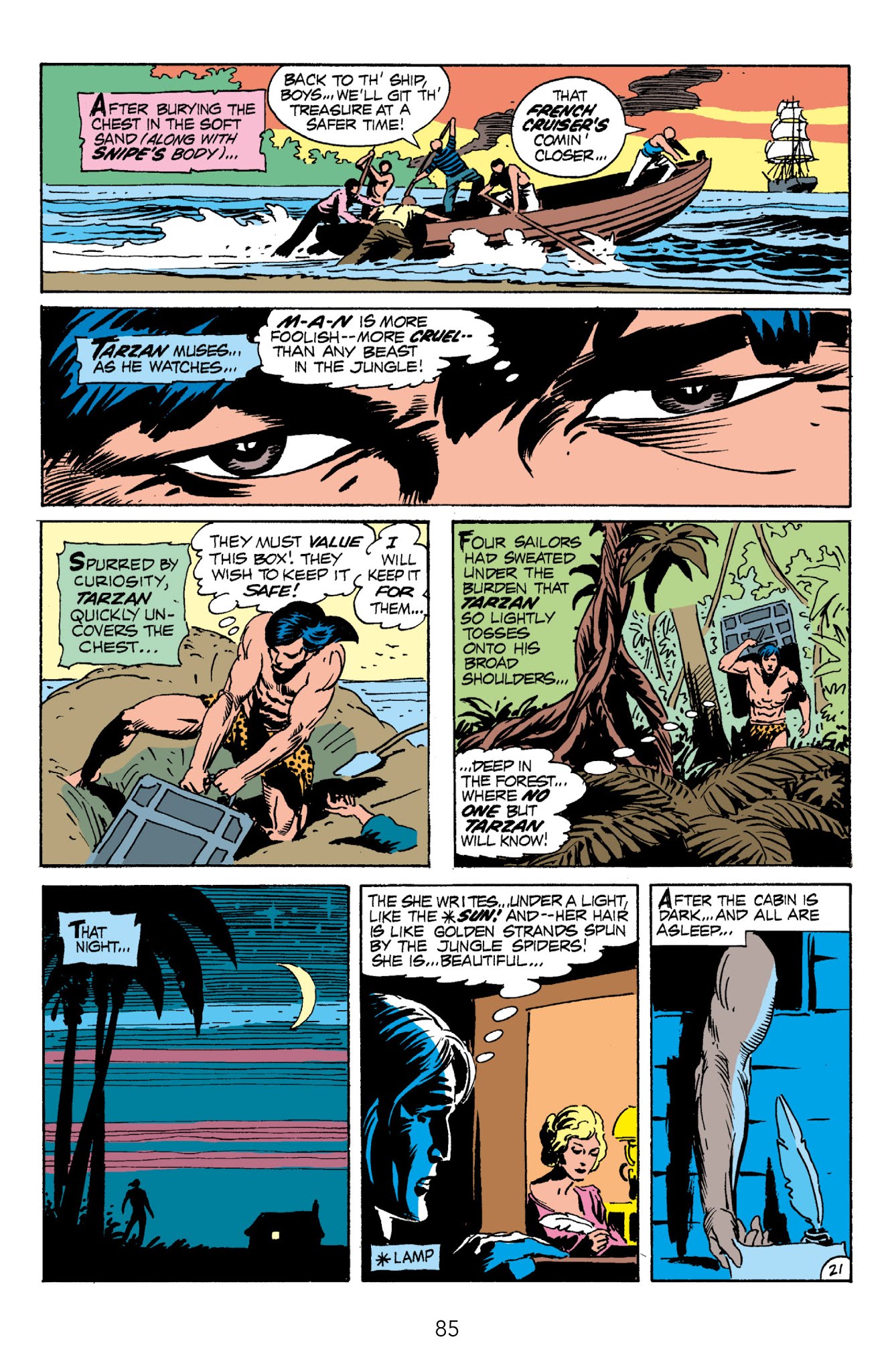 Read online Edgar Rice Burroughs' Tarzan The Joe Kubert Years comic -  Issue # TPB 1 (Part 1) - 85