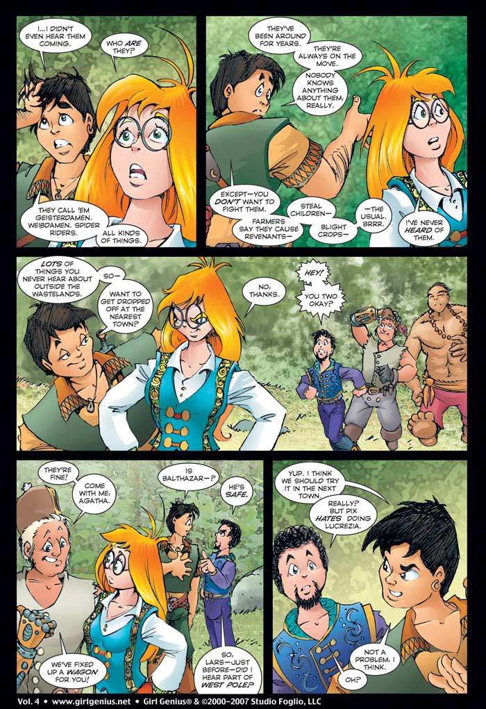 Read online Girl Genius (2002) comic -  Issue #4 - 76