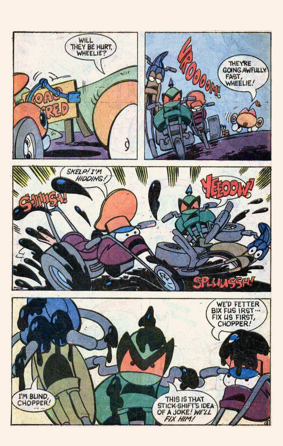 Read online Wheelie and the Chopper Bunch comic -  Issue #3 - 28