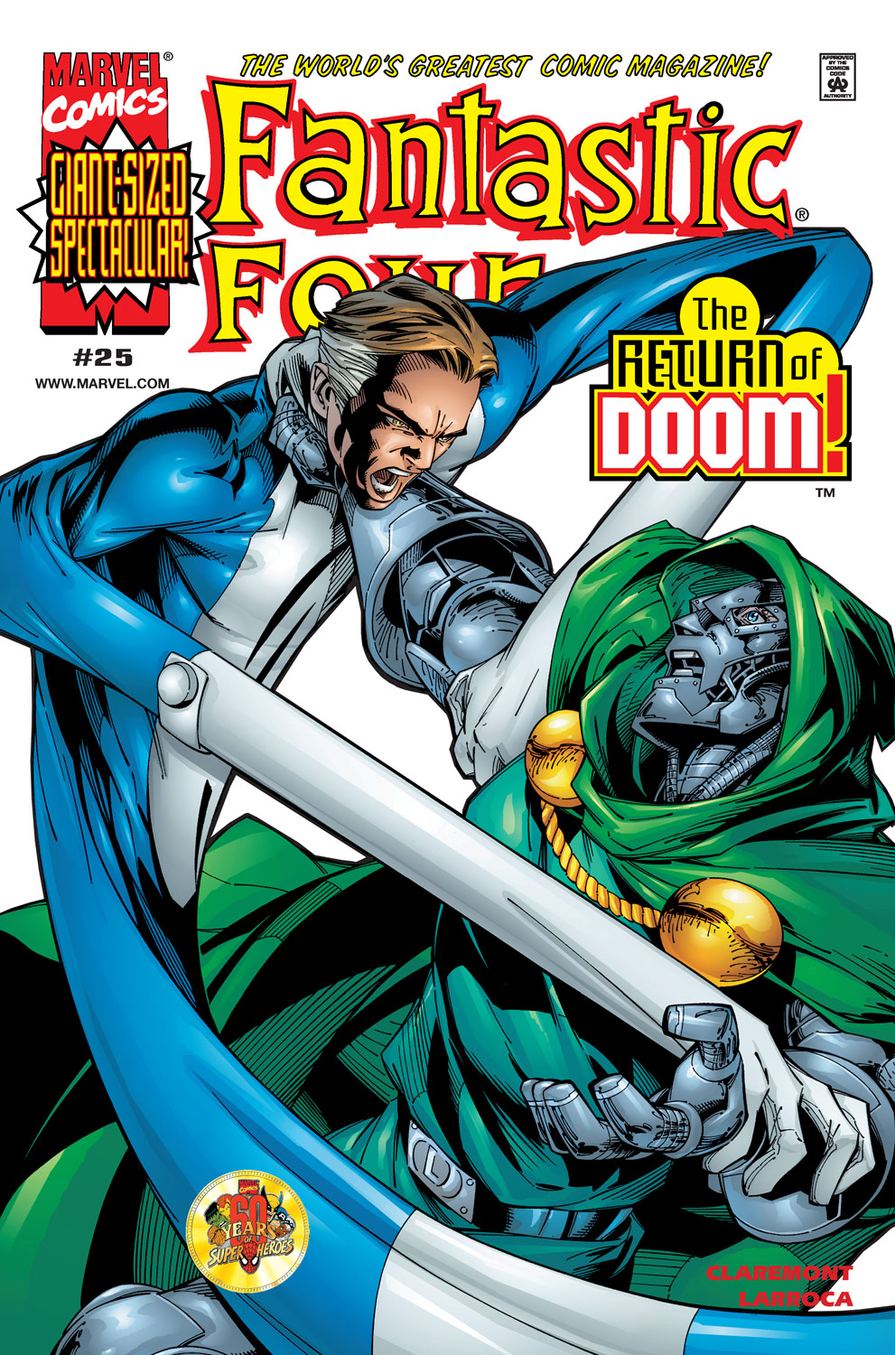 Read online Fantastic Four (1998) comic -  Issue #25 - 1