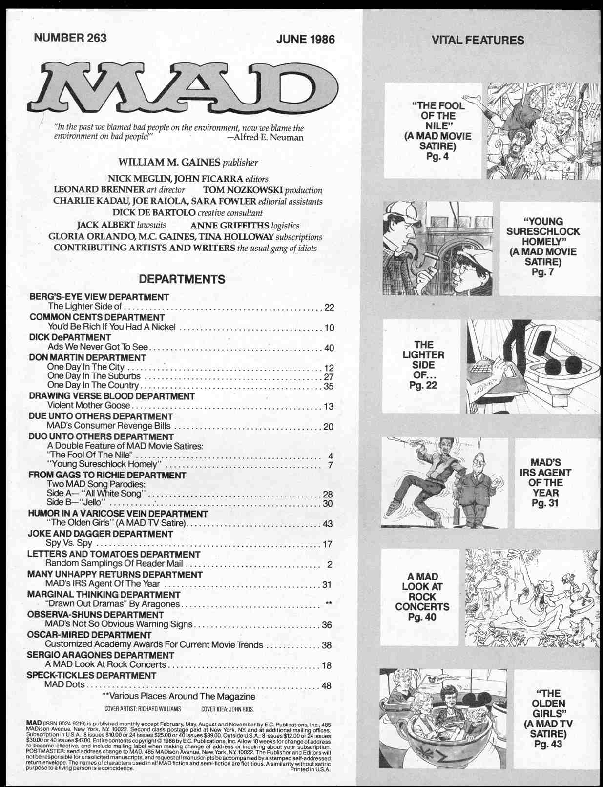 Read online MAD comic -  Issue #263 - 3