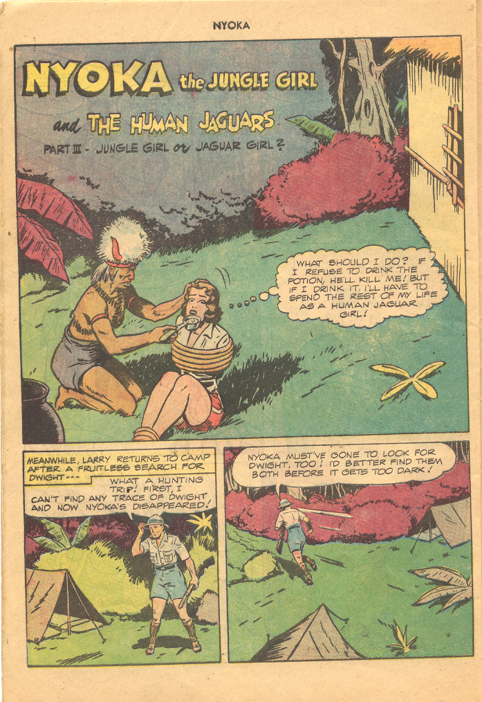 Read online Nyoka the Jungle Girl (1945) comic -  Issue #24 - 28