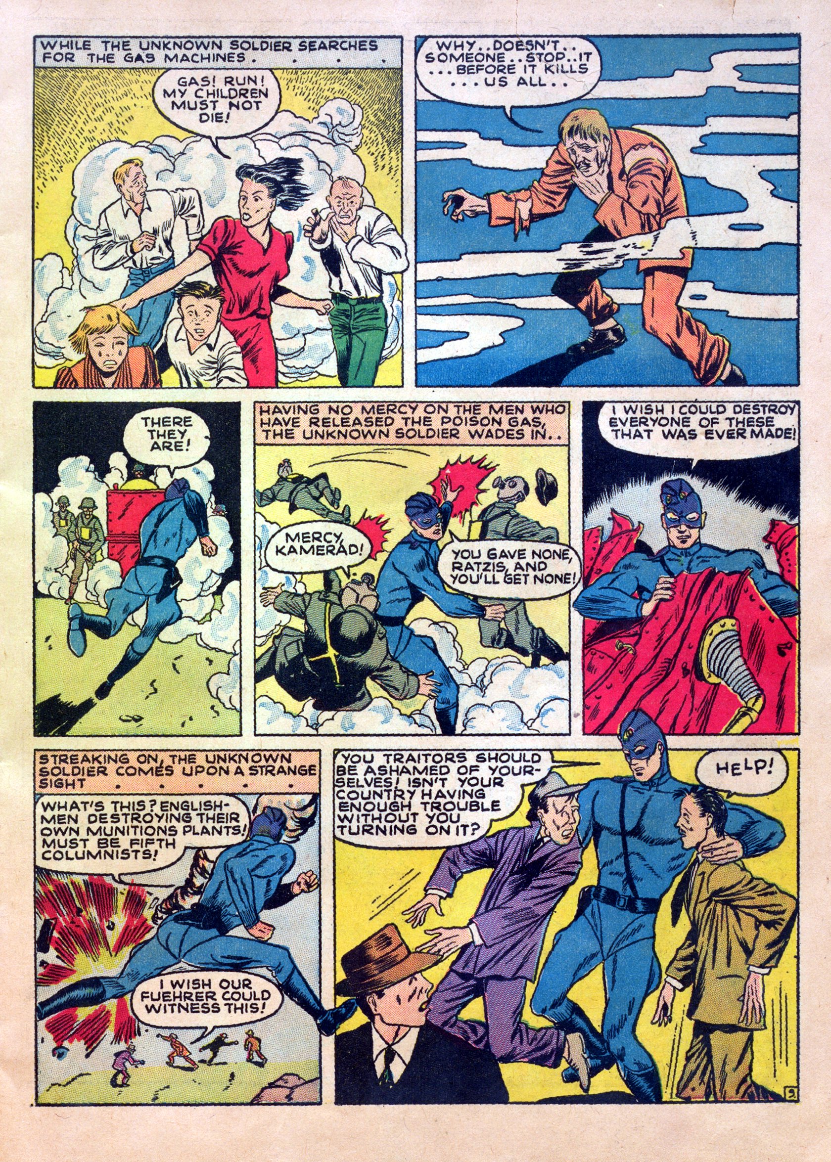 Read online Our Flag Comics comic -  Issue #1 - 11