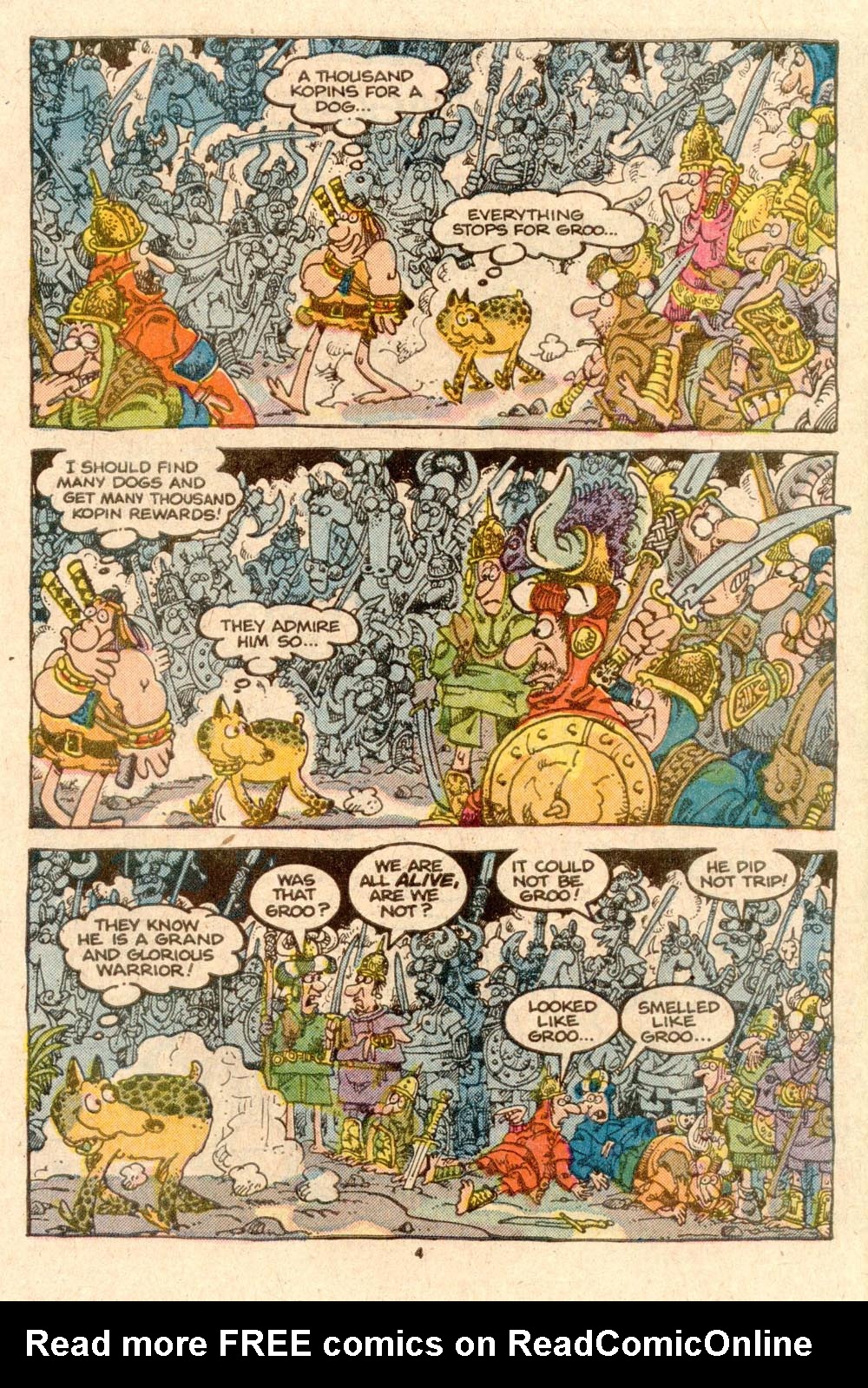 Read online Sergio Aragonés Groo the Wanderer comic -  Issue #30 - 4