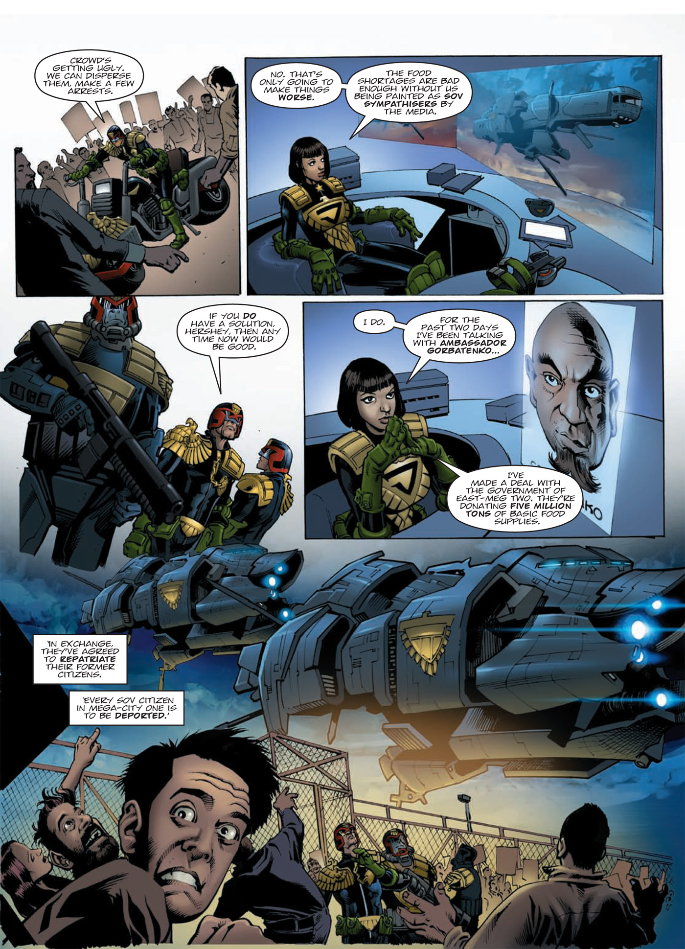 Read online Judge Dredd: Day of Chaos: Fallout comic -  Issue # TPB (Part 2) - 1