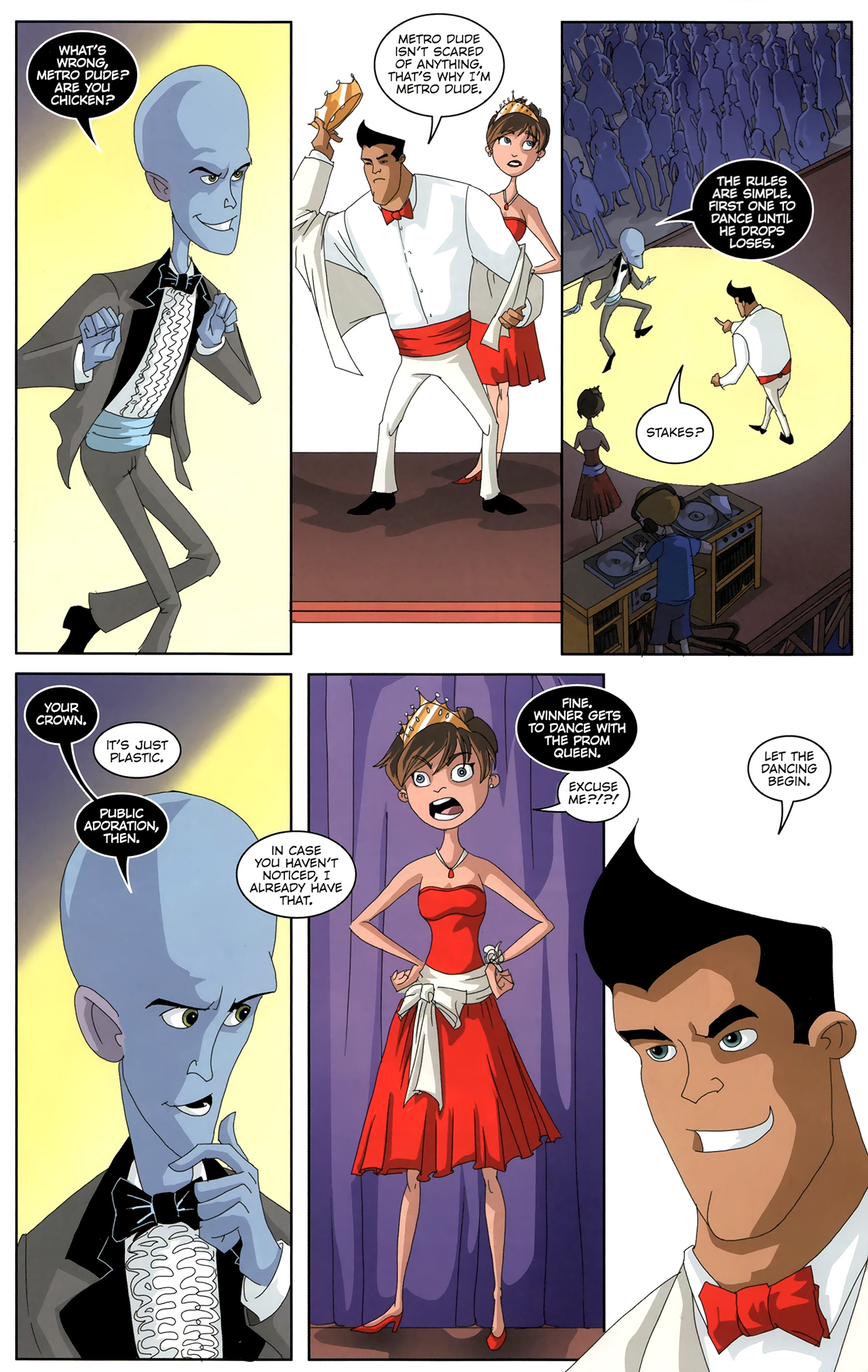 Read online Megamind: Bad. Blue. Brilliant. comic -  Issue #1 - 17