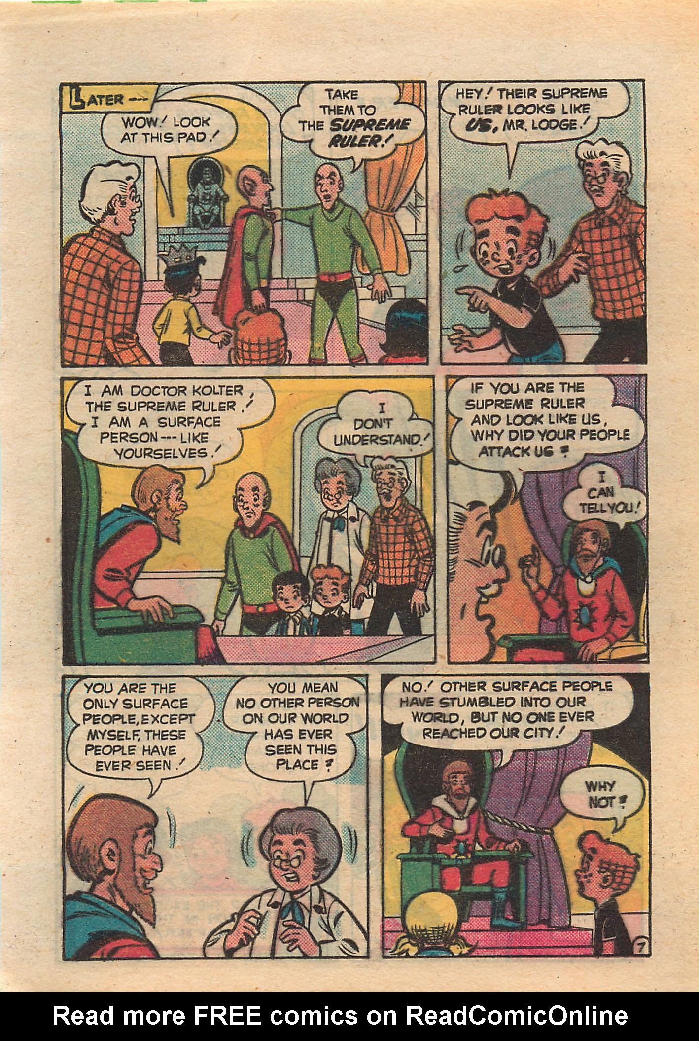 Read online Little Archie Comics Digest Magazine comic -  Issue #7 - 56