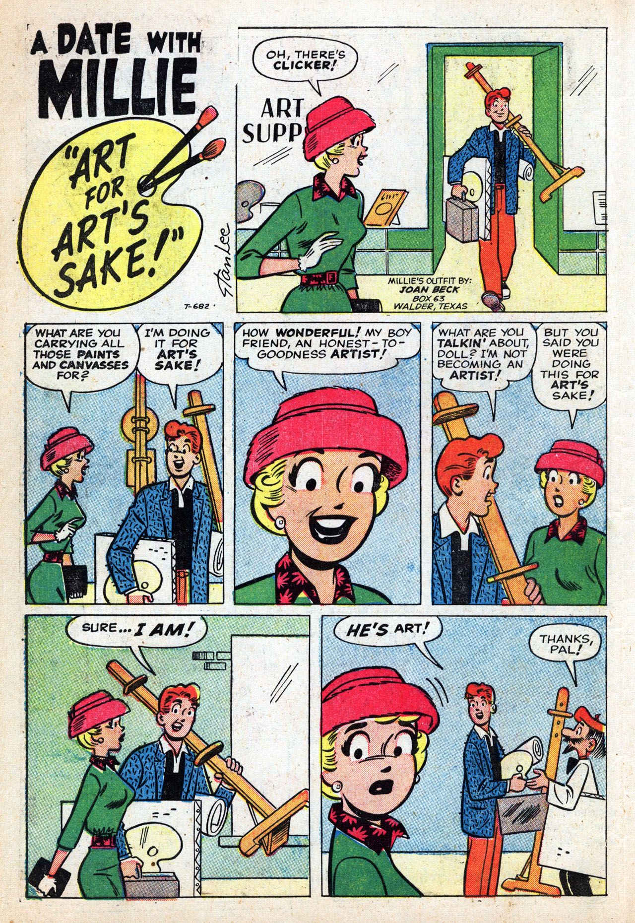 Read online A Date with Millie (1959) comic -  Issue #4 - 10