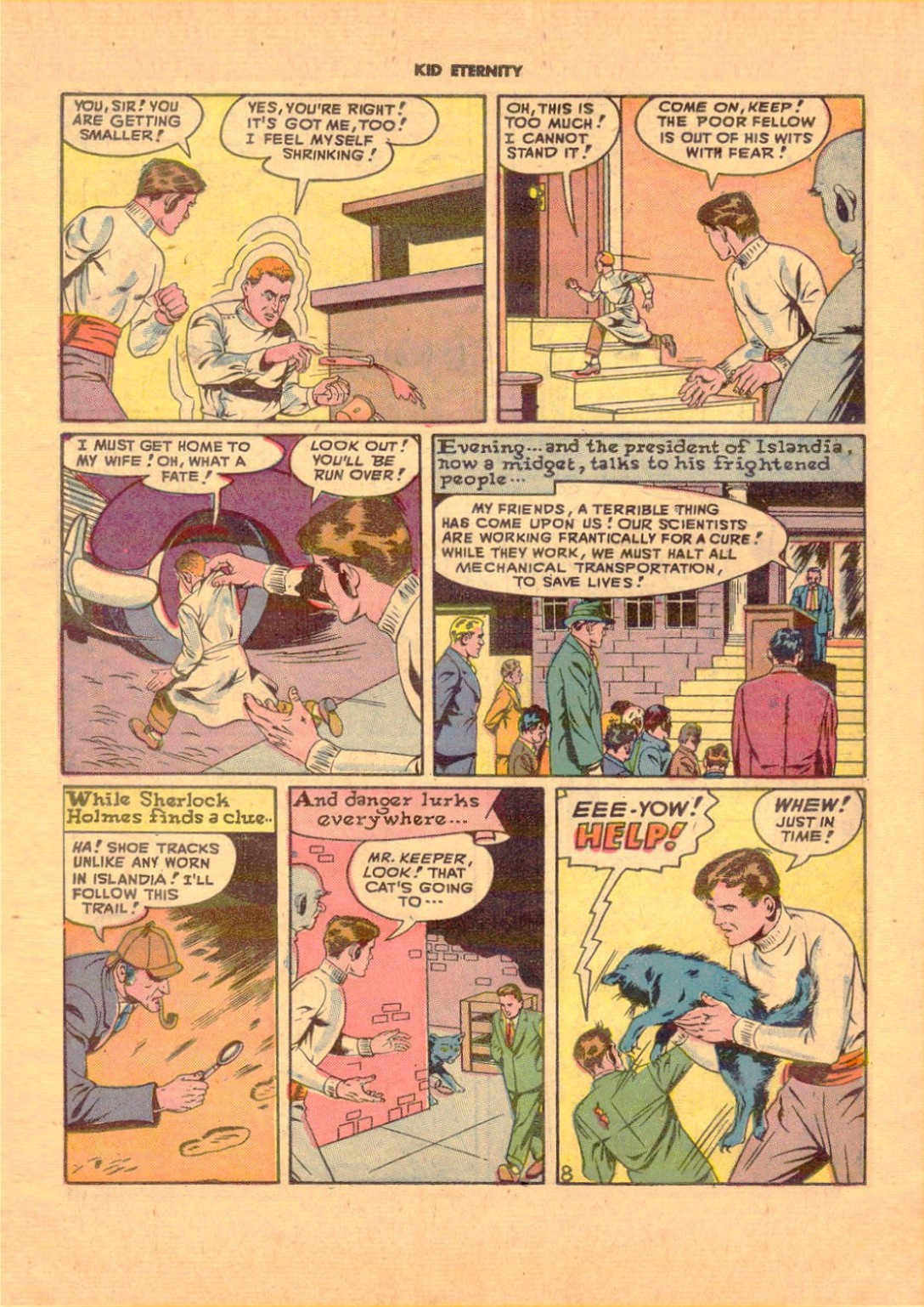 Read online Kid Eternity (1946) comic -  Issue #8 - 22