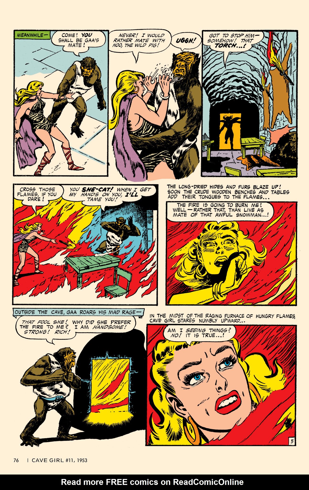 Read online Bob Powell's Complete Cave Girl comic -  Issue # TPB (Part 1) - 77