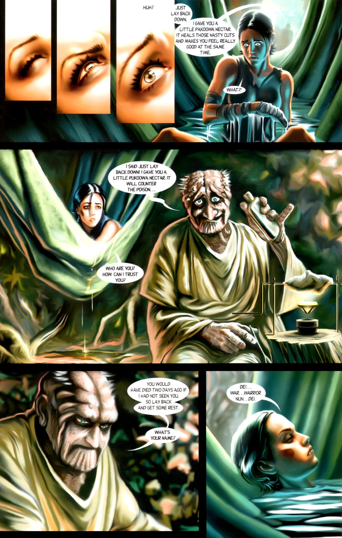 Read online Warrior Nun Dei: Aftertime comic -  Issue #2 - 17