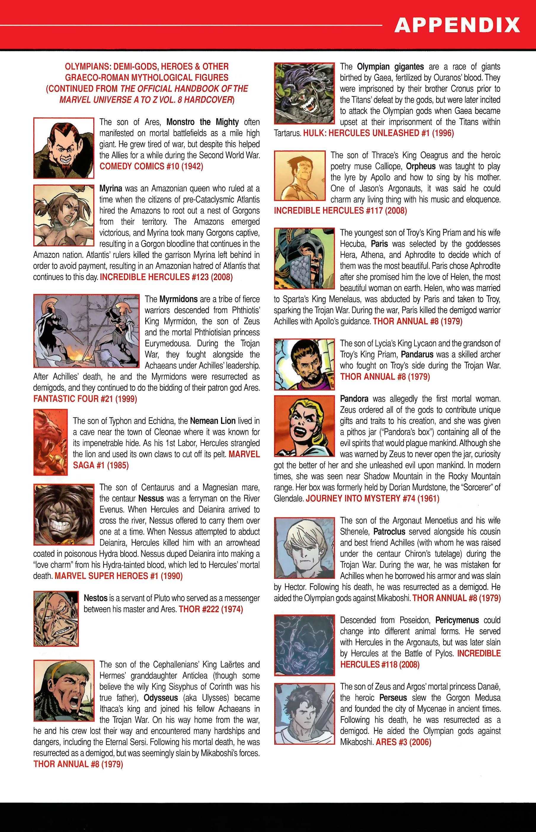 Read online Official Handbook of the Marvel Universe A to Z comic -  Issue # TPB 9 (Part 2) - 137