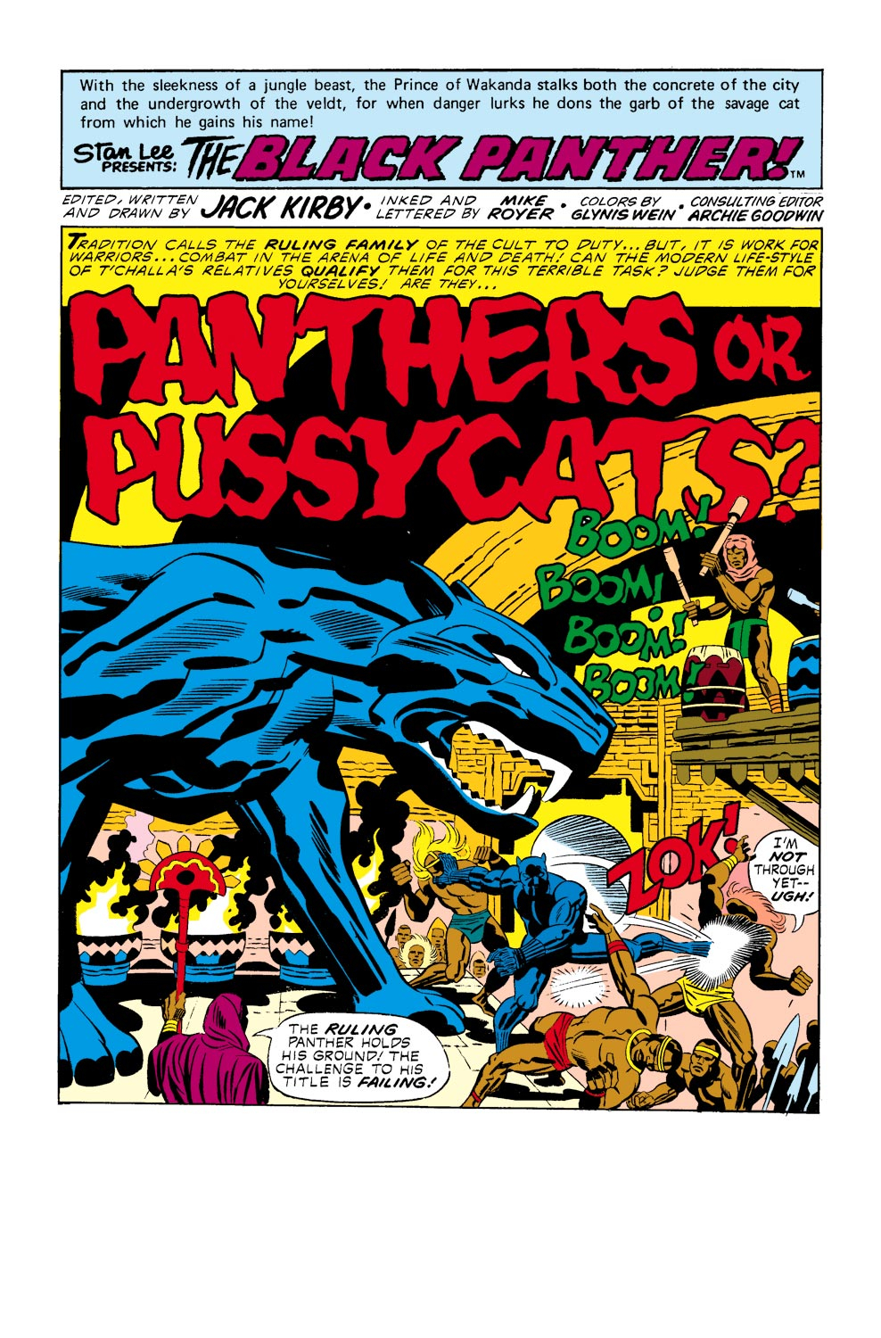 Read online Black Panther (1977) comic -  Issue #8 - 2